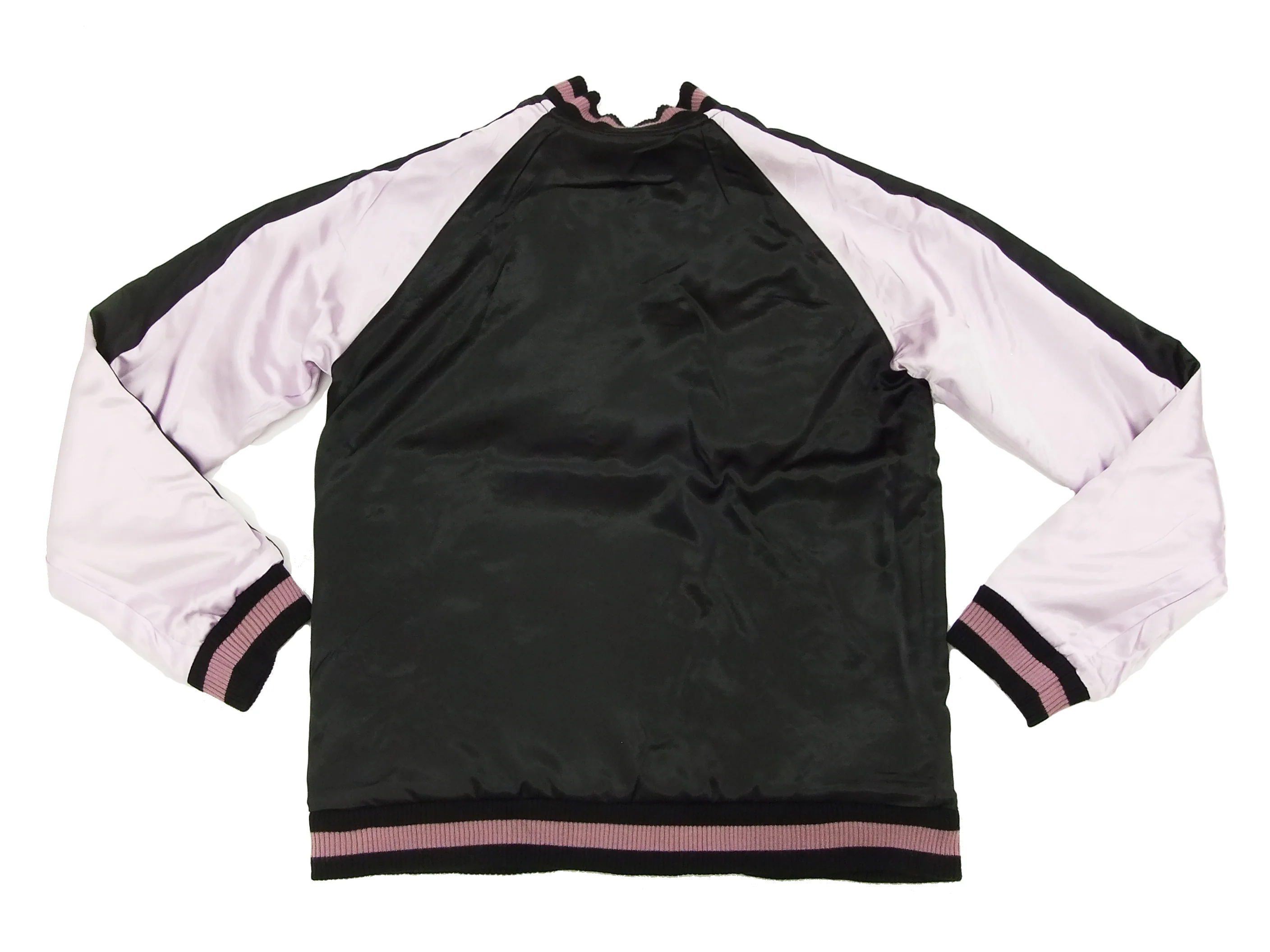 Hanatabi Gakudan Men's Japanese Souvenir Jacket Japanese Geisha Oiran Sukajan Script SSJ-505 - Image 13