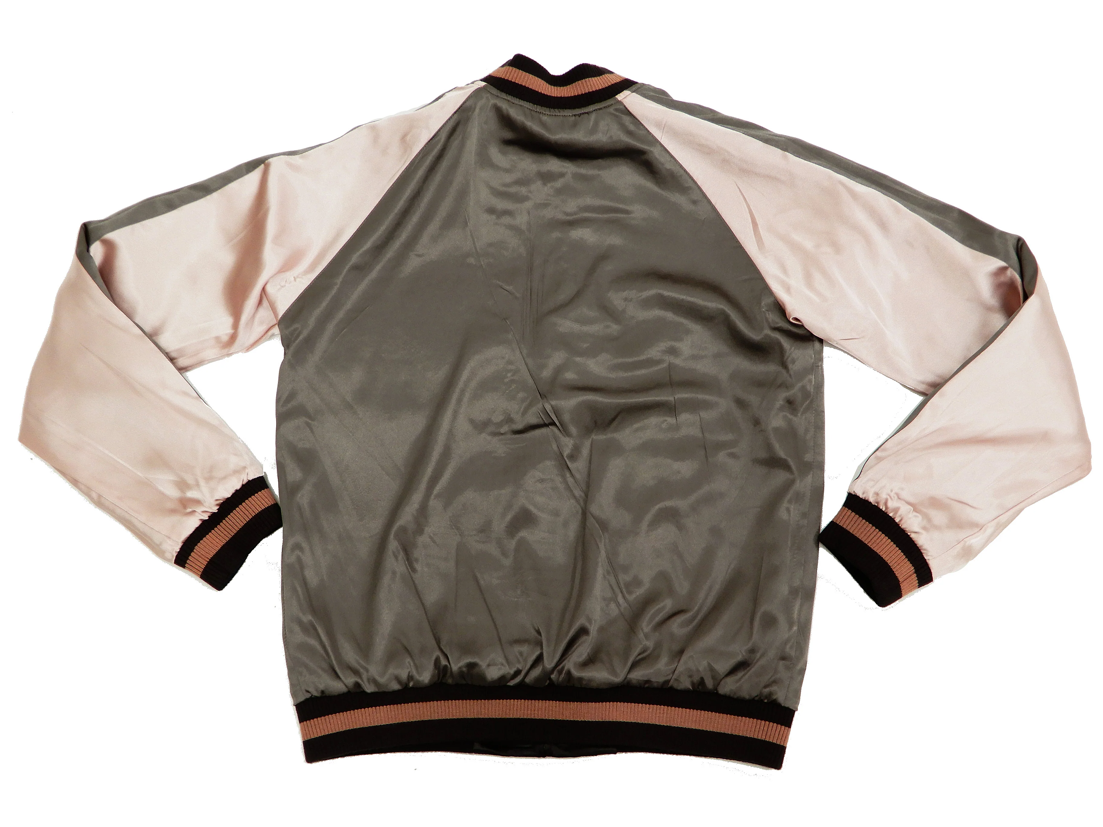 Hanatabi Gakudan Men's Japanese Souvenir Jacket Japanese Goldfish Art Sukajan Script SSJ-517 - Image 14