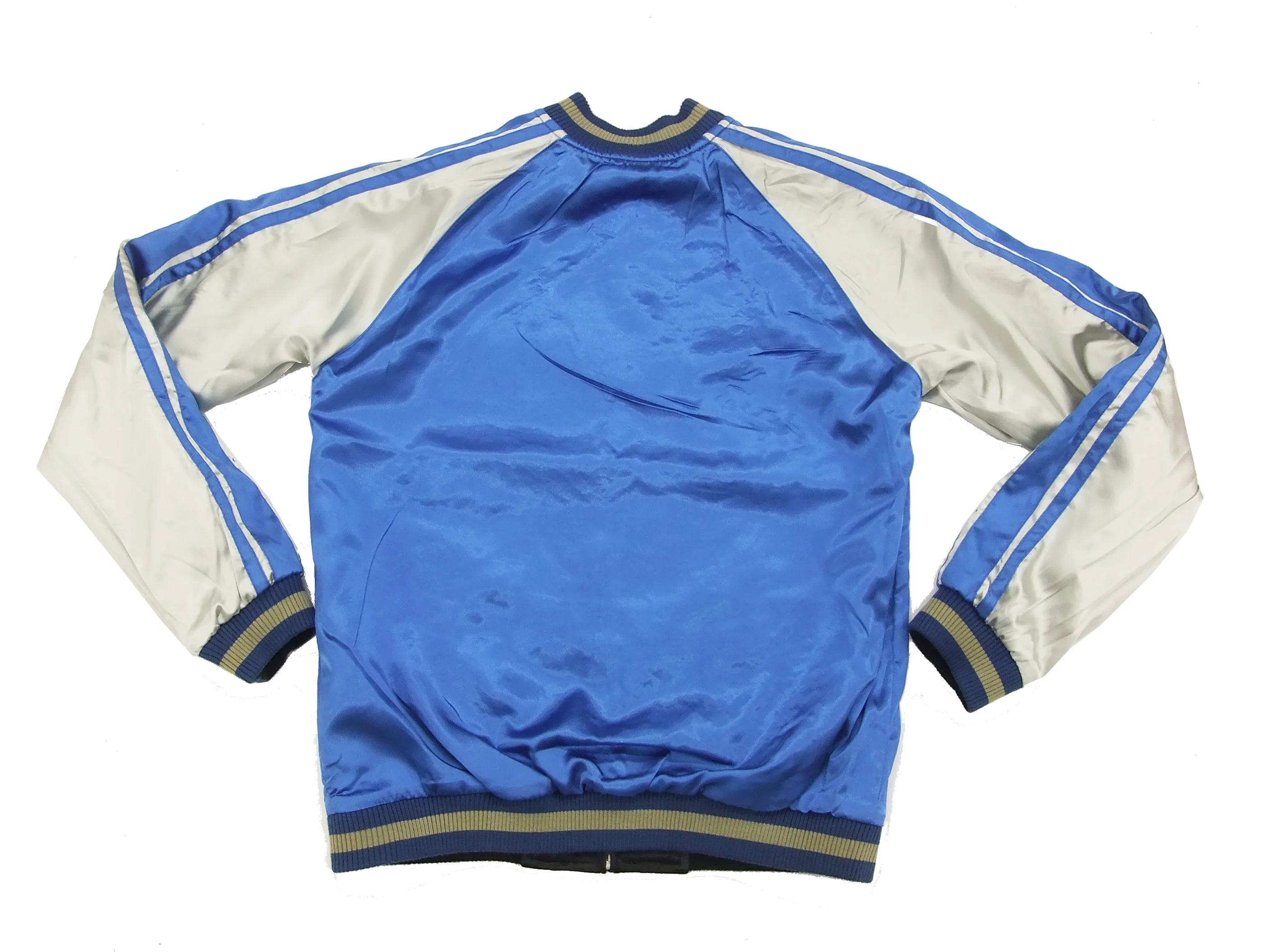 Hanatabi Gakudan Men's Japanese Souvenir Jacket Japanese Goldfish Sukajan Script SSJ-501 - Image 15