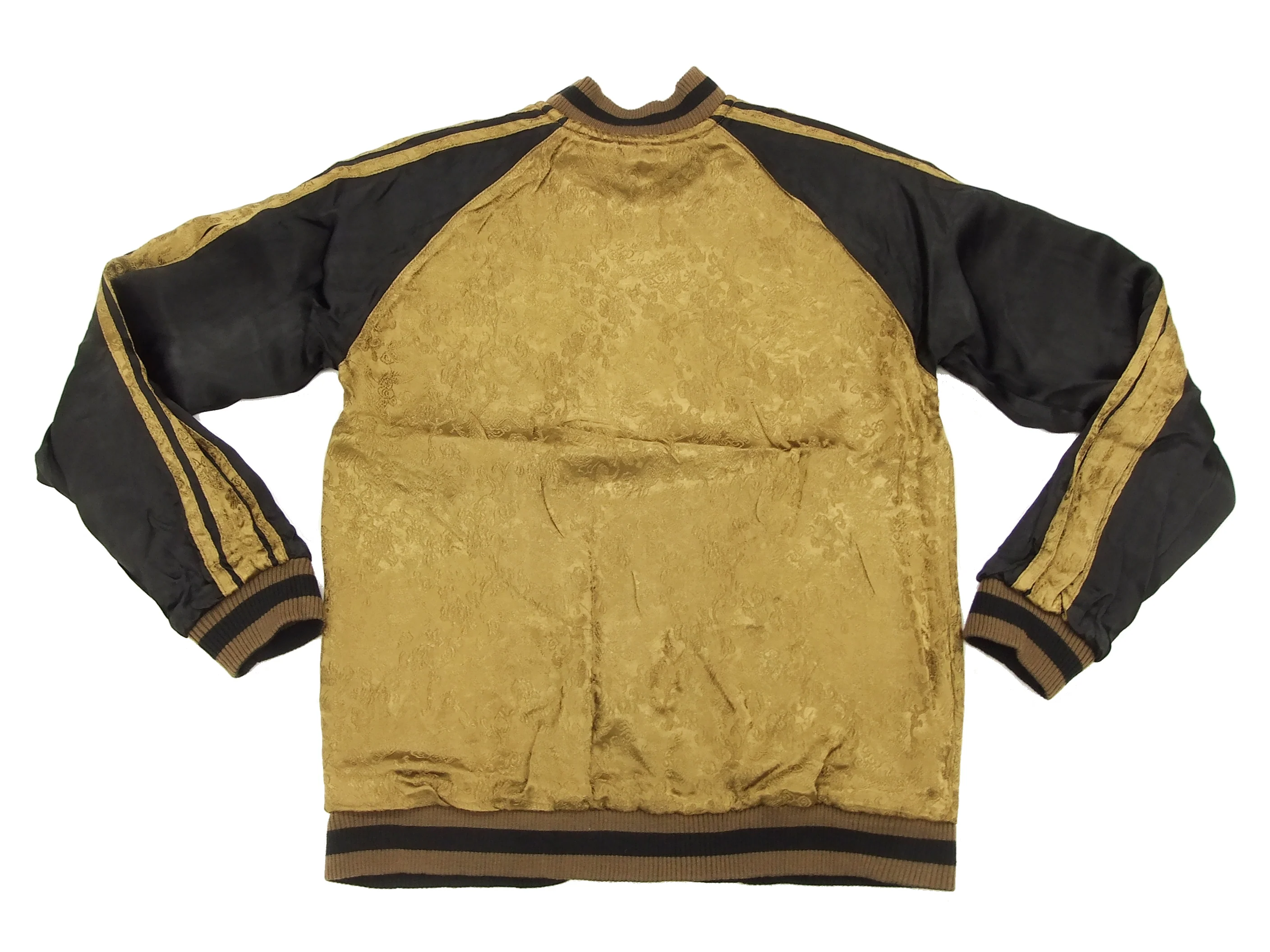 Hanatabi Gakudan Men's Japanese Souvenir Jacket Japanese Owl Sukajan Script SSJ-009 - Image 14