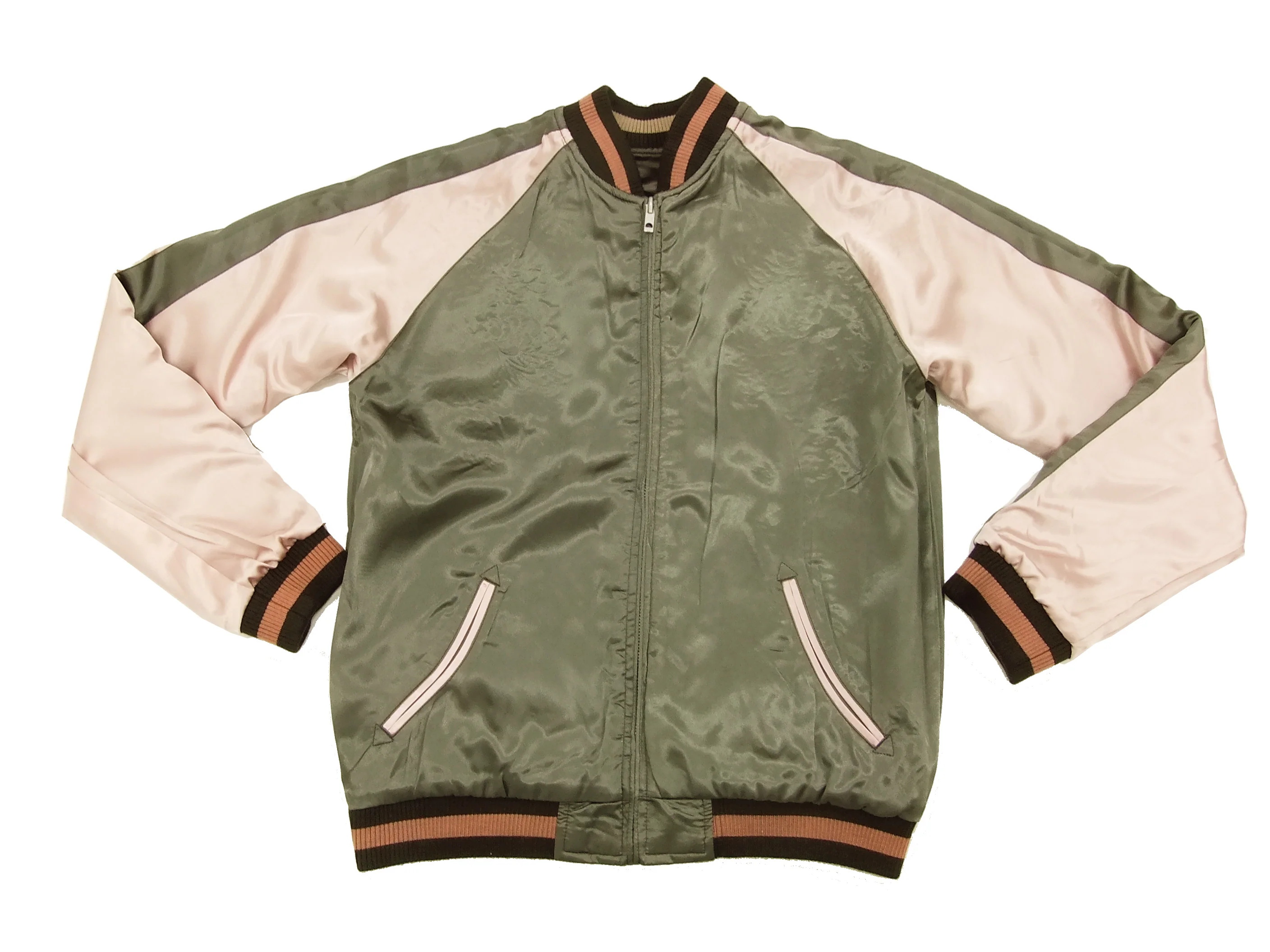 Hanatabi Gakudan Men's Japanese Souvenir Jacket Japanese Ukiyo-e Art Sukajan Script SSJ-516 - Image 14