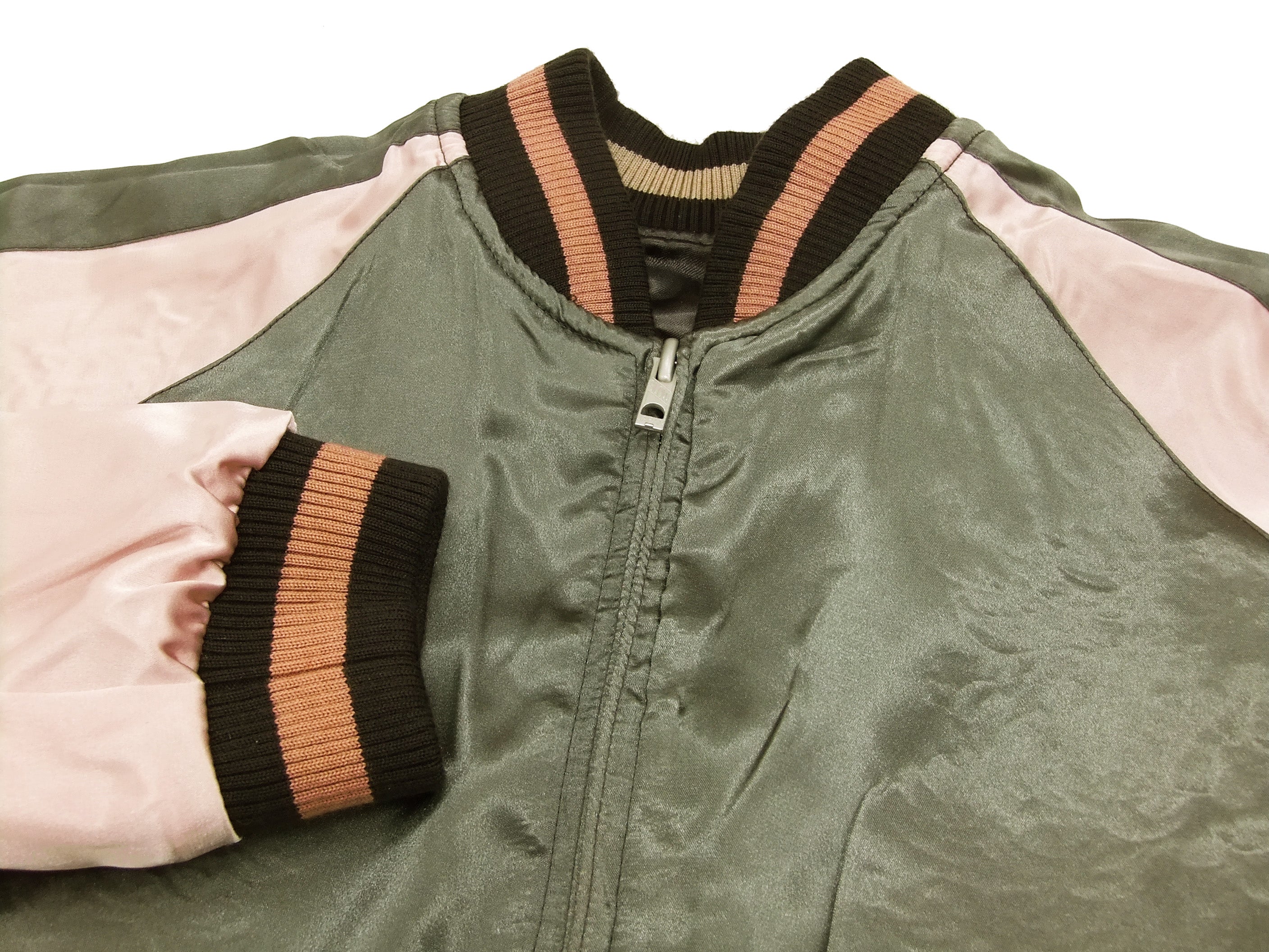 Hanatabi Gakudan Men's Japanese Souvenir Jacket Japanese Ukiyo-e Art Sukajan Script SSJ-516 - Image 15