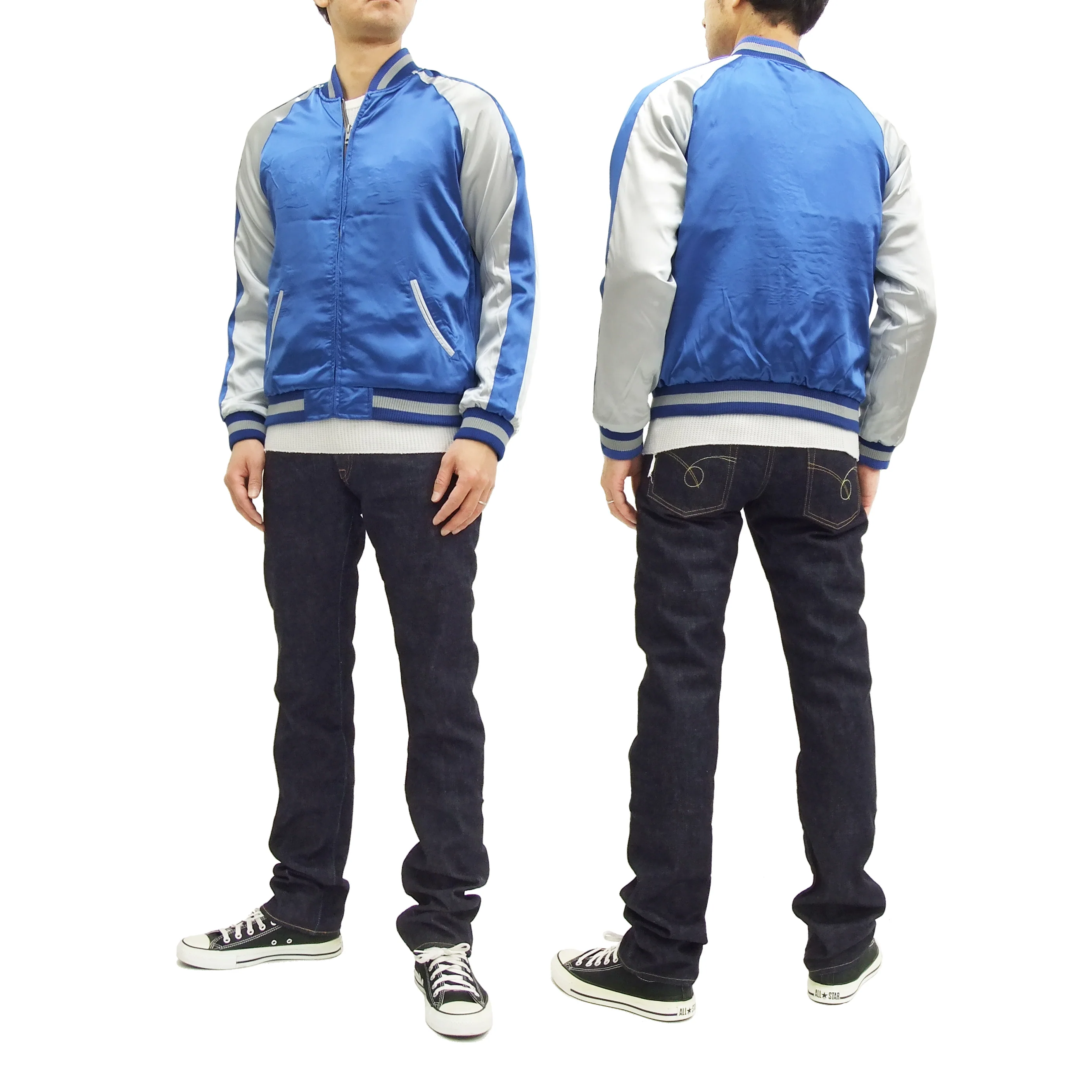 Hanatabi Gakudan Men's Japanese Souvenir Jacket One Piece Tony Tony Chopper Sukajan Script OPSJ-008 - Image 6