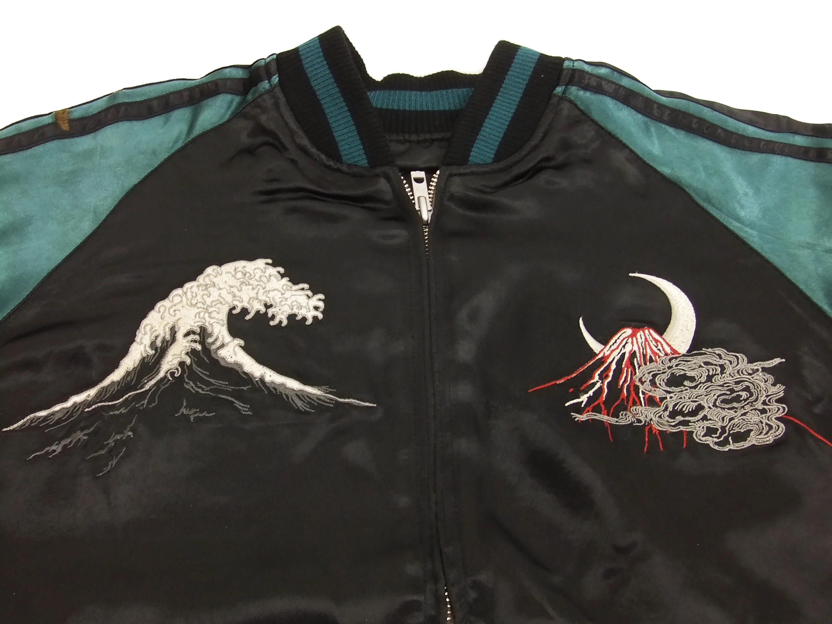 Hanatabi Gakudan Men's Japanese Souvenir Jacket Phoenix Hi no Tori Sukajan Script TZSJ-002 - Image 10