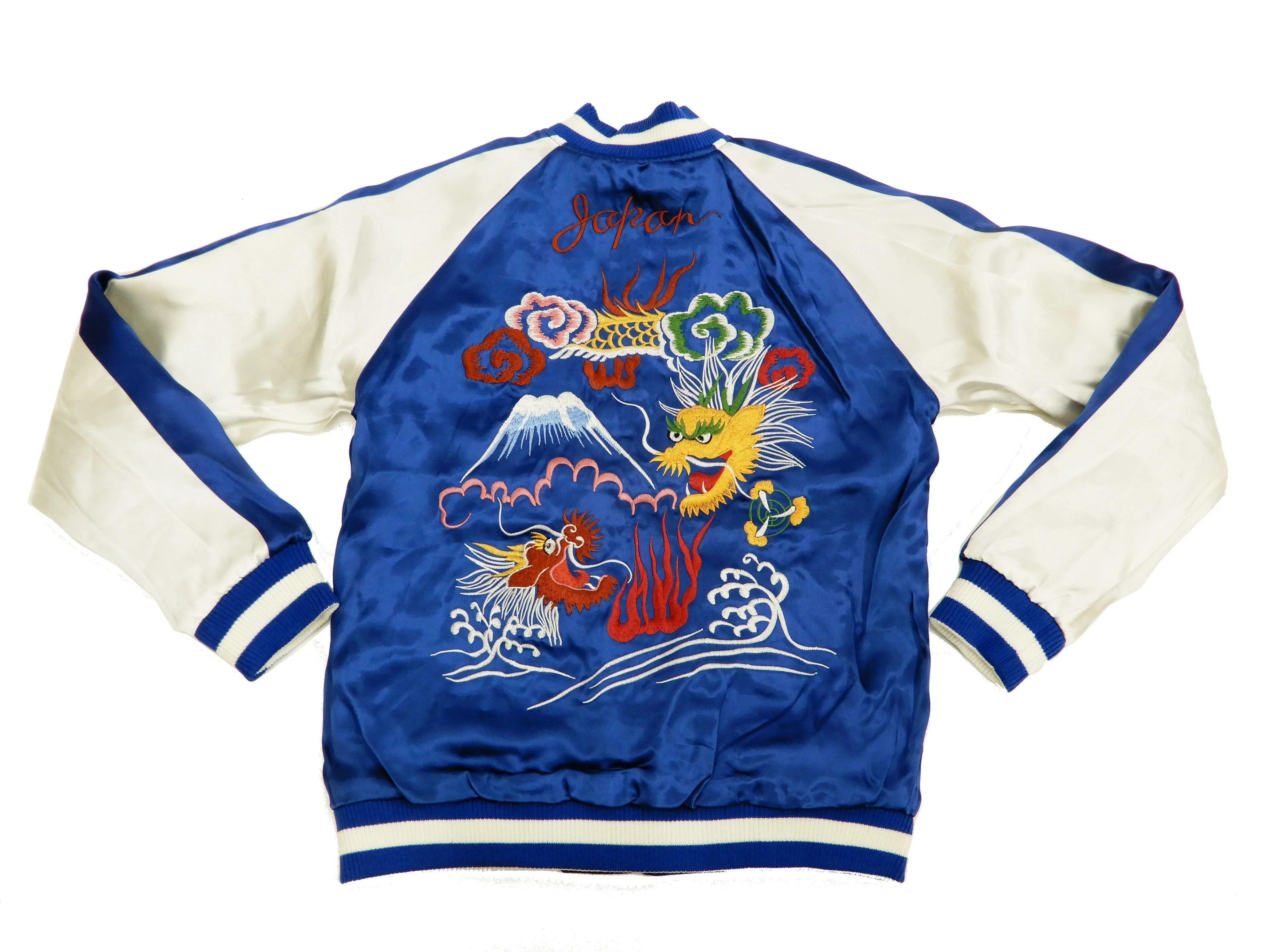 Hanatabi Gakudan Men's Velvet Japanese Souvenir Jacket Japan Map Sukajan Script SVJ-001 - Image 14