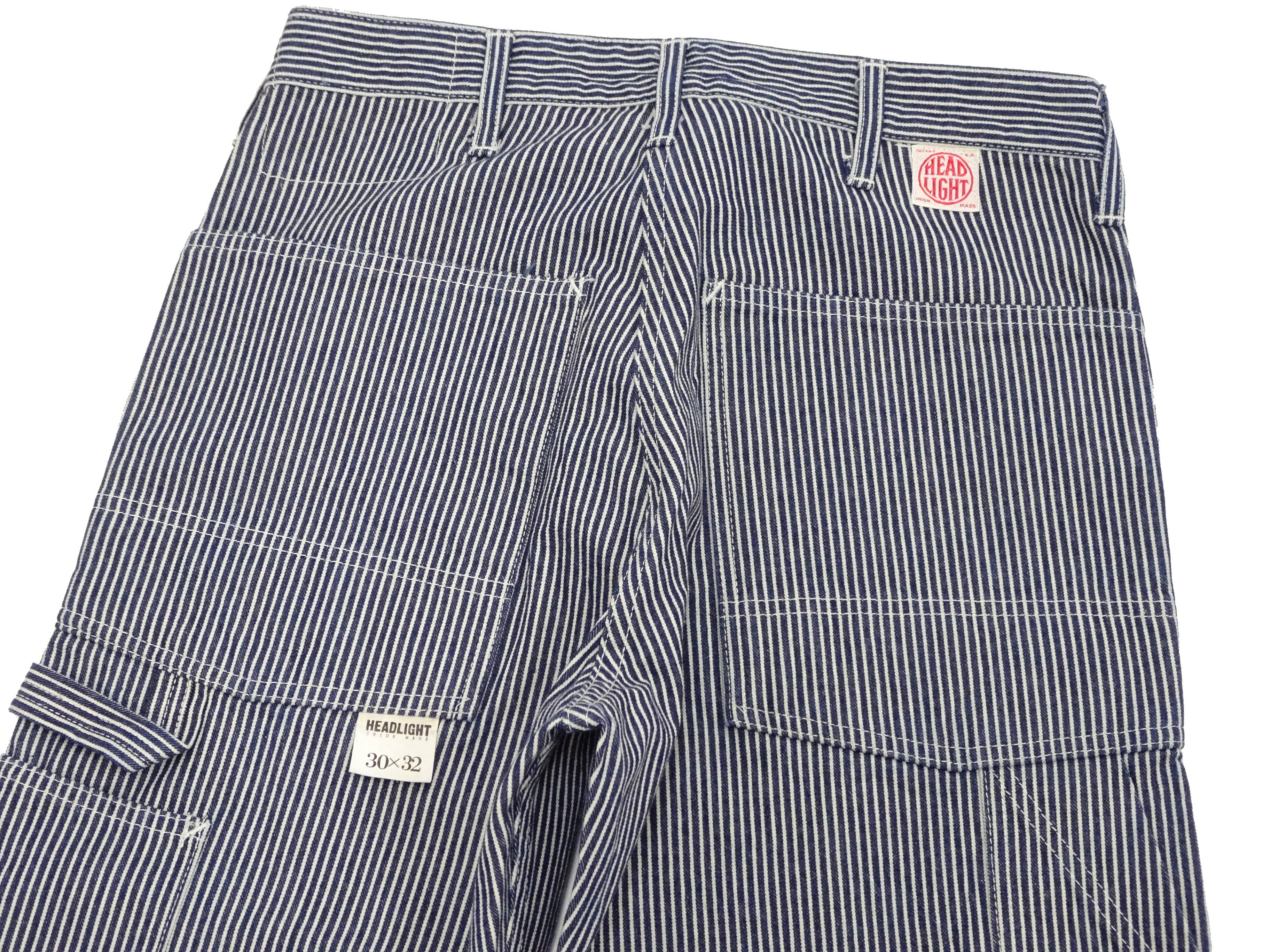 HEADLIGHT Work Pants by Toyo Enterprises Men's Casual Hickory Stripe Carpenter Pants Painter Jeans HD42457 421A One-Wash - Image 11
