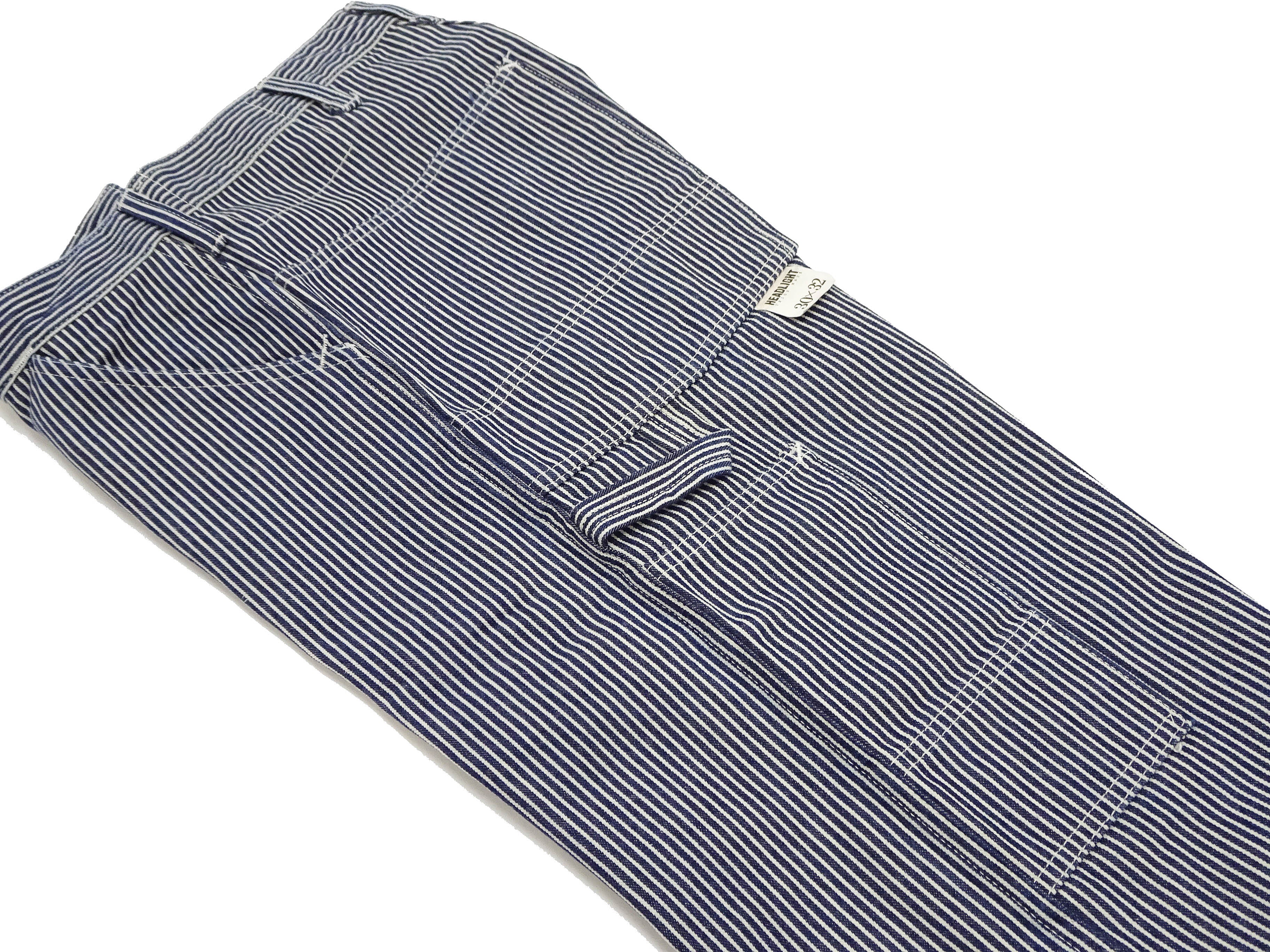 HEADLIGHT Work Pants by Toyo Enterprises Men's Casual Hickory Stripe Carpenter Pants Painter Jeans HD42457 421A One-Wash - Image 14