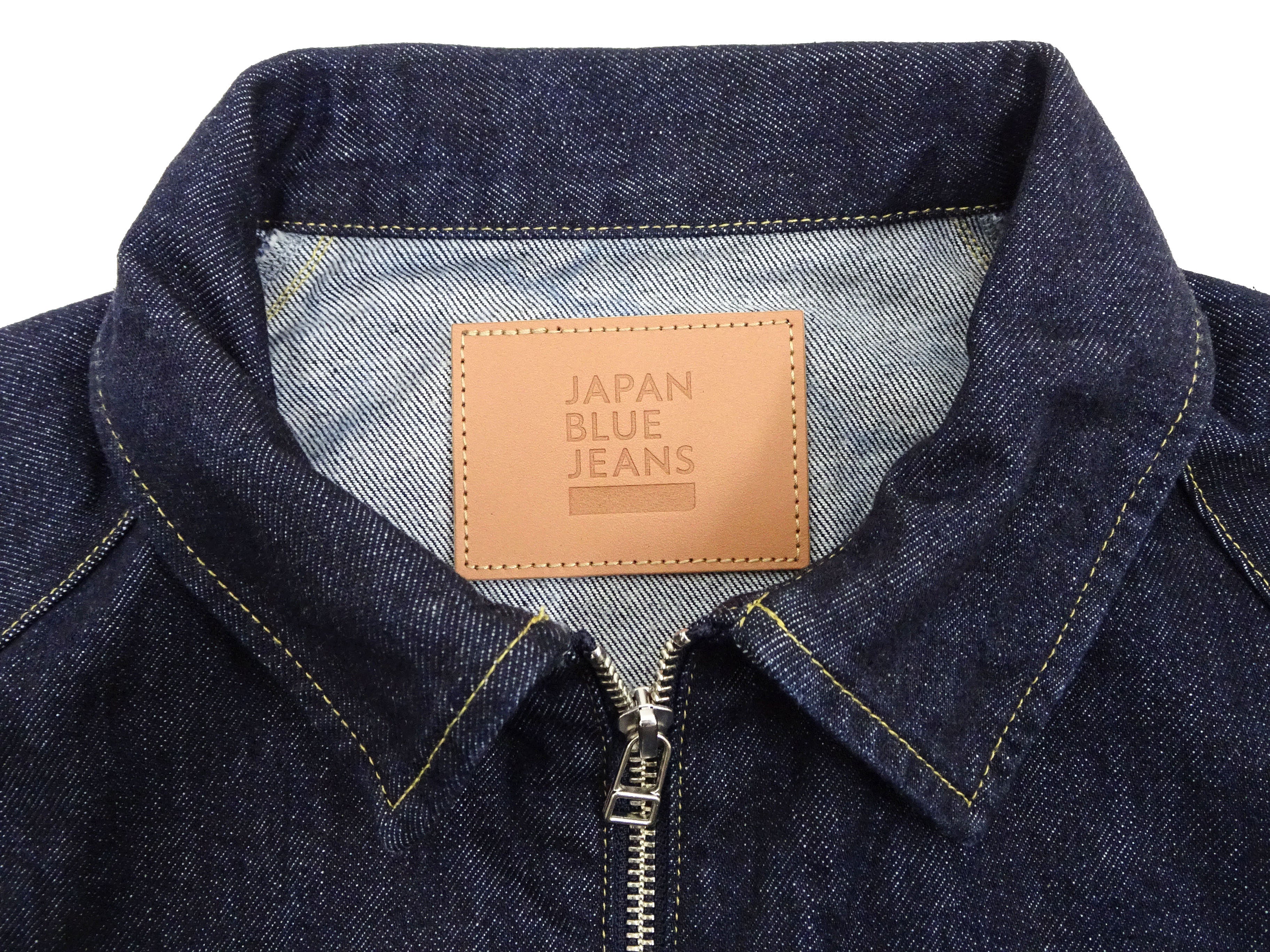 Japan Blue Jeans Denim Jacket JBOT1342 Men's Lightweight Zip-Front Jean Jacket JBOT1342 Indigo - Image 9