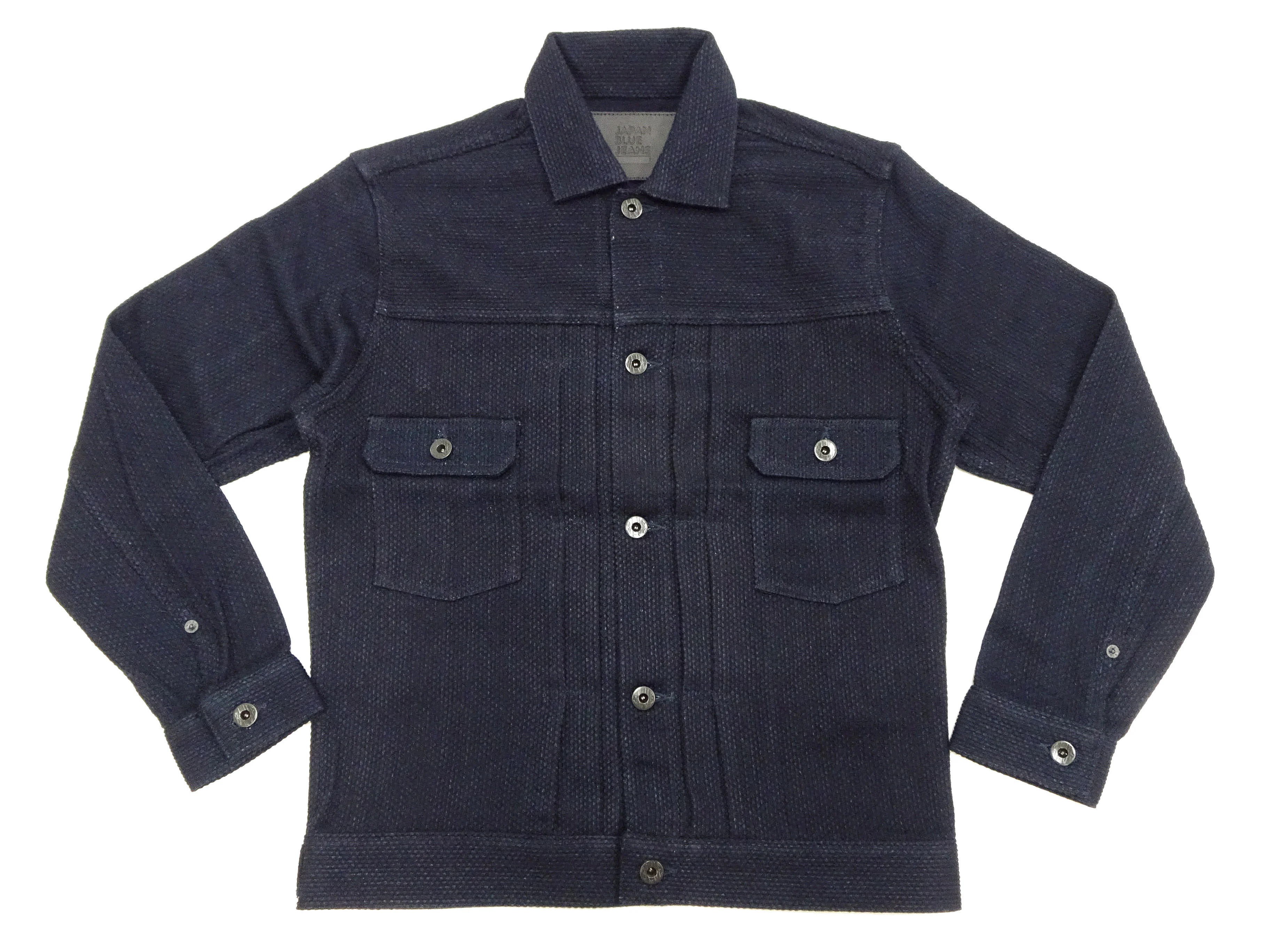 Japan Blue Jeans Sashiko Jacket JBGJ1005 Men's Casual Type 2 Style 11oz Japanese Sashiko Indigo Jacket - Image 7