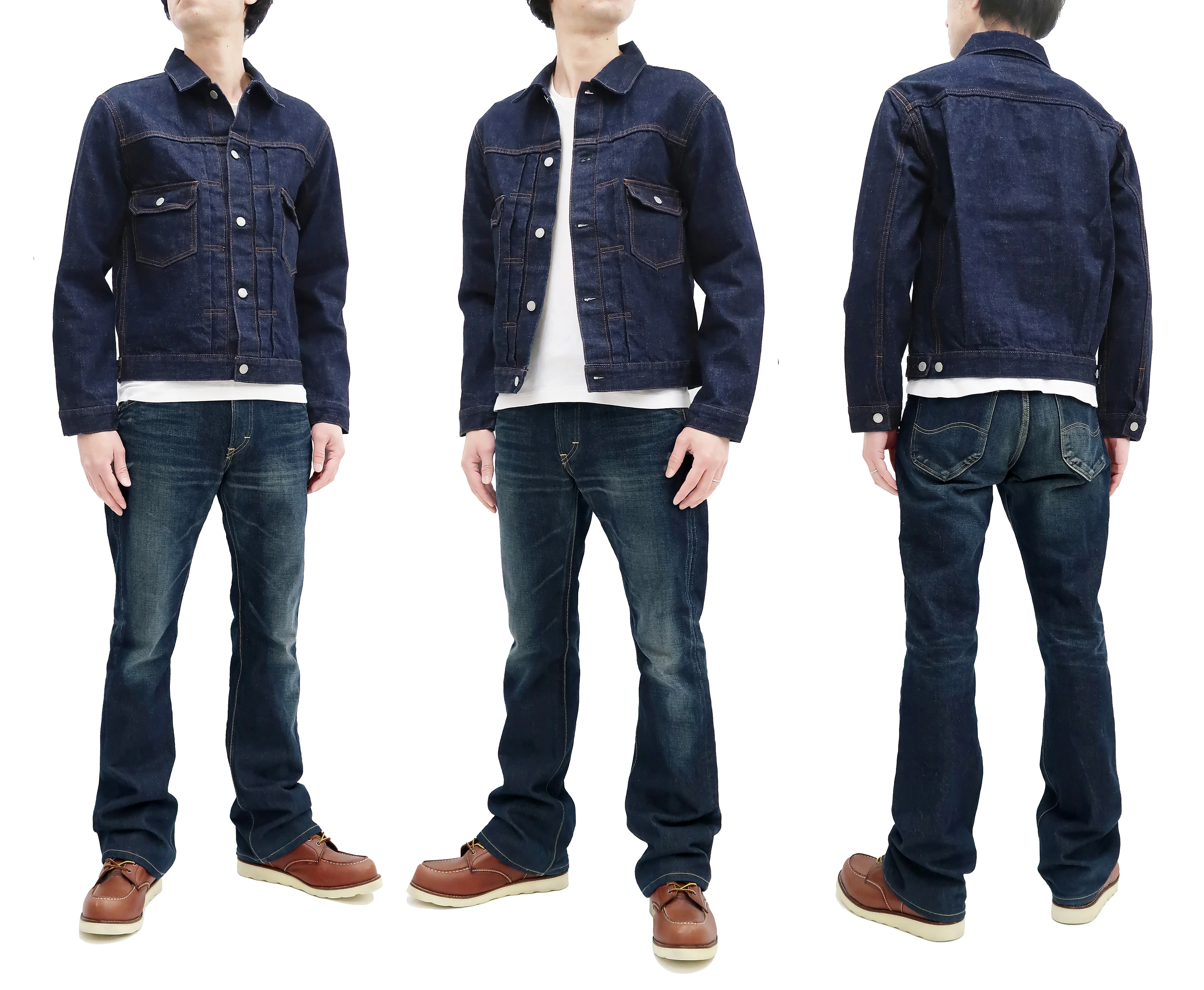 Kojima Genes Denim Jacket Men's 15oz Japanese Selvage Denim Type 2 Style Jean Jacket RNB-552 rnb552 - Image 3