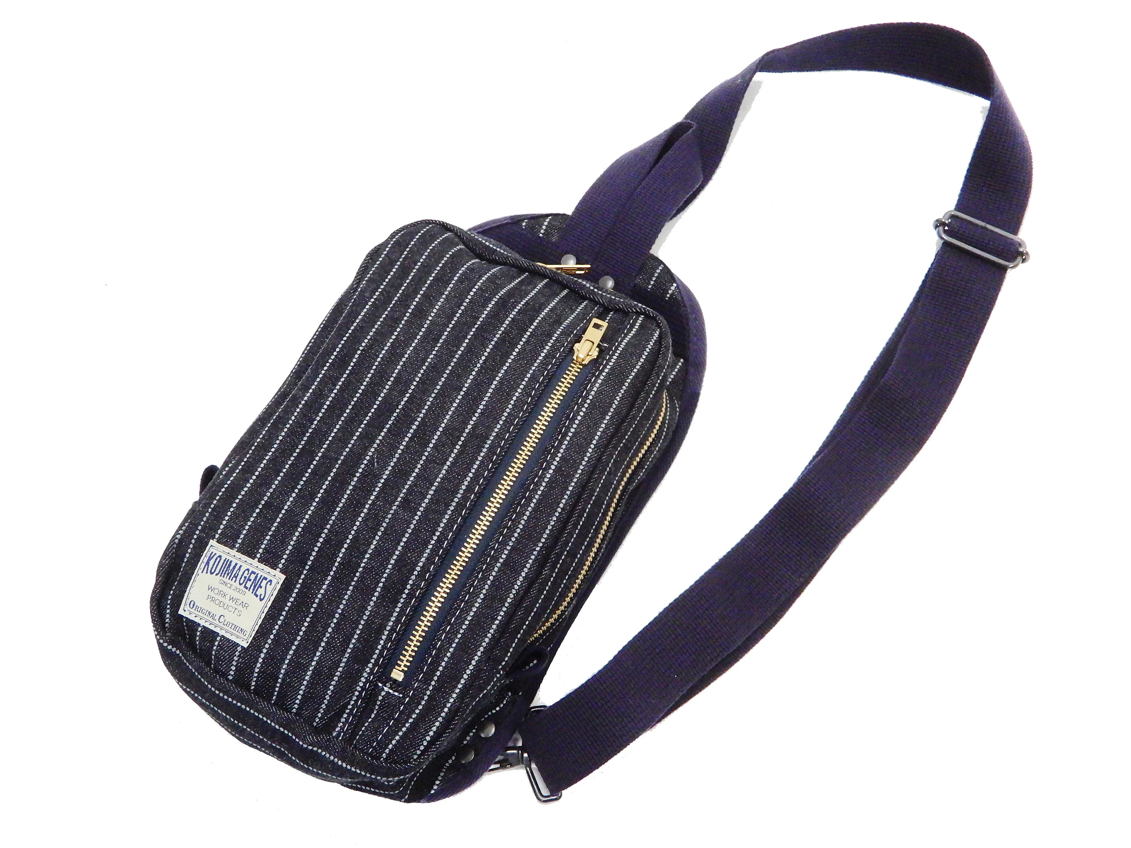 Kojima Genes Sling Bag Men's Casual Small Crossbody Backpack rnb953 RNB-953 Wabash-Stripe - Image 13