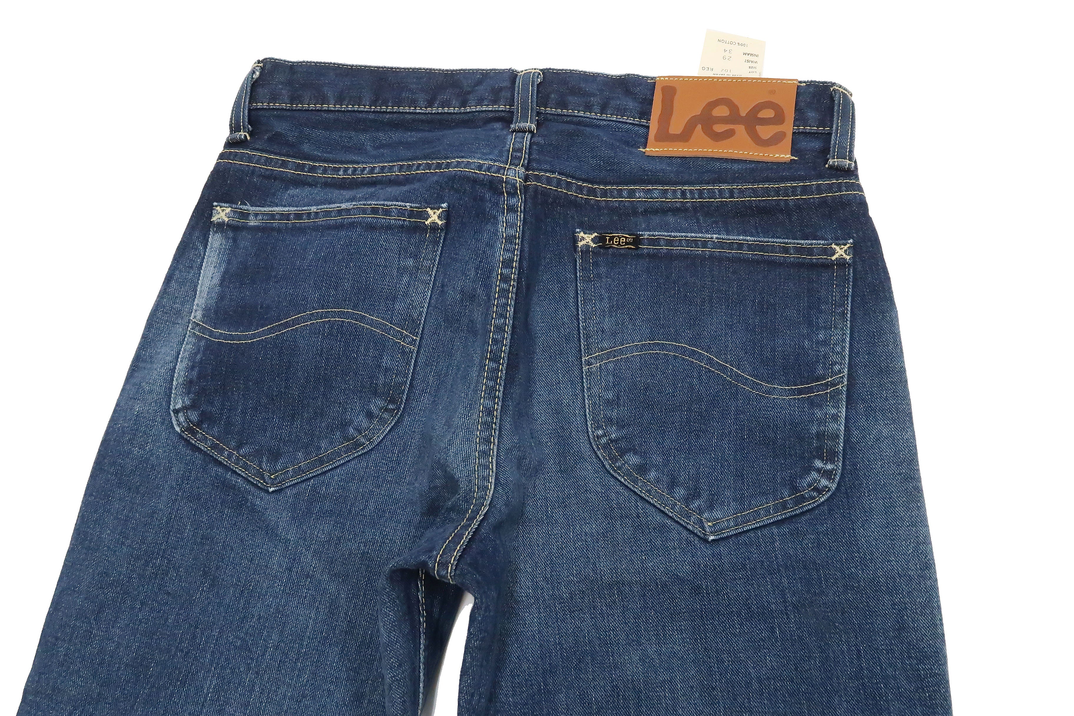 Lee Bootcut Jeans 102 LM8102 Men's Regular Fit Boot Cut Jean LM8102-526 Non-stretch Pre-Faded Blue Indigo Denim - Image 11