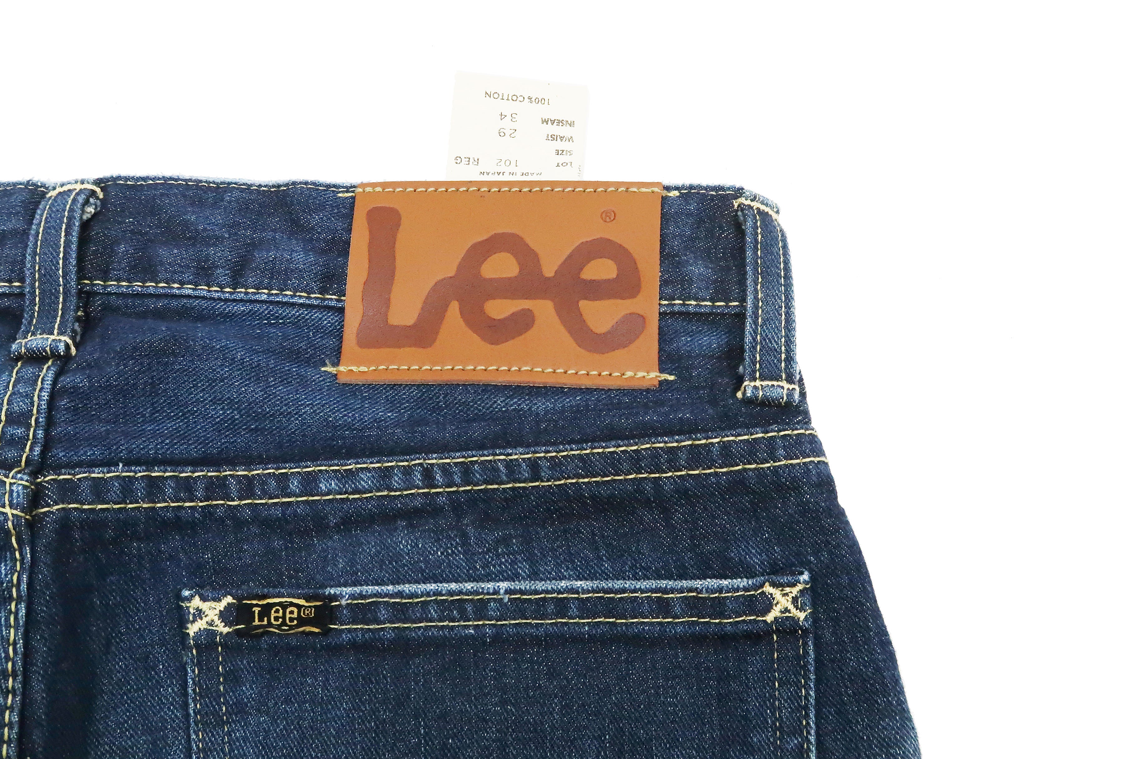 Lee Bootcut Jeans 102 LM8102 Men's Regular Fit Boot Cut Jean LM8102-526 Non-stretch Pre-Faded Blue Indigo Denim - Image 12