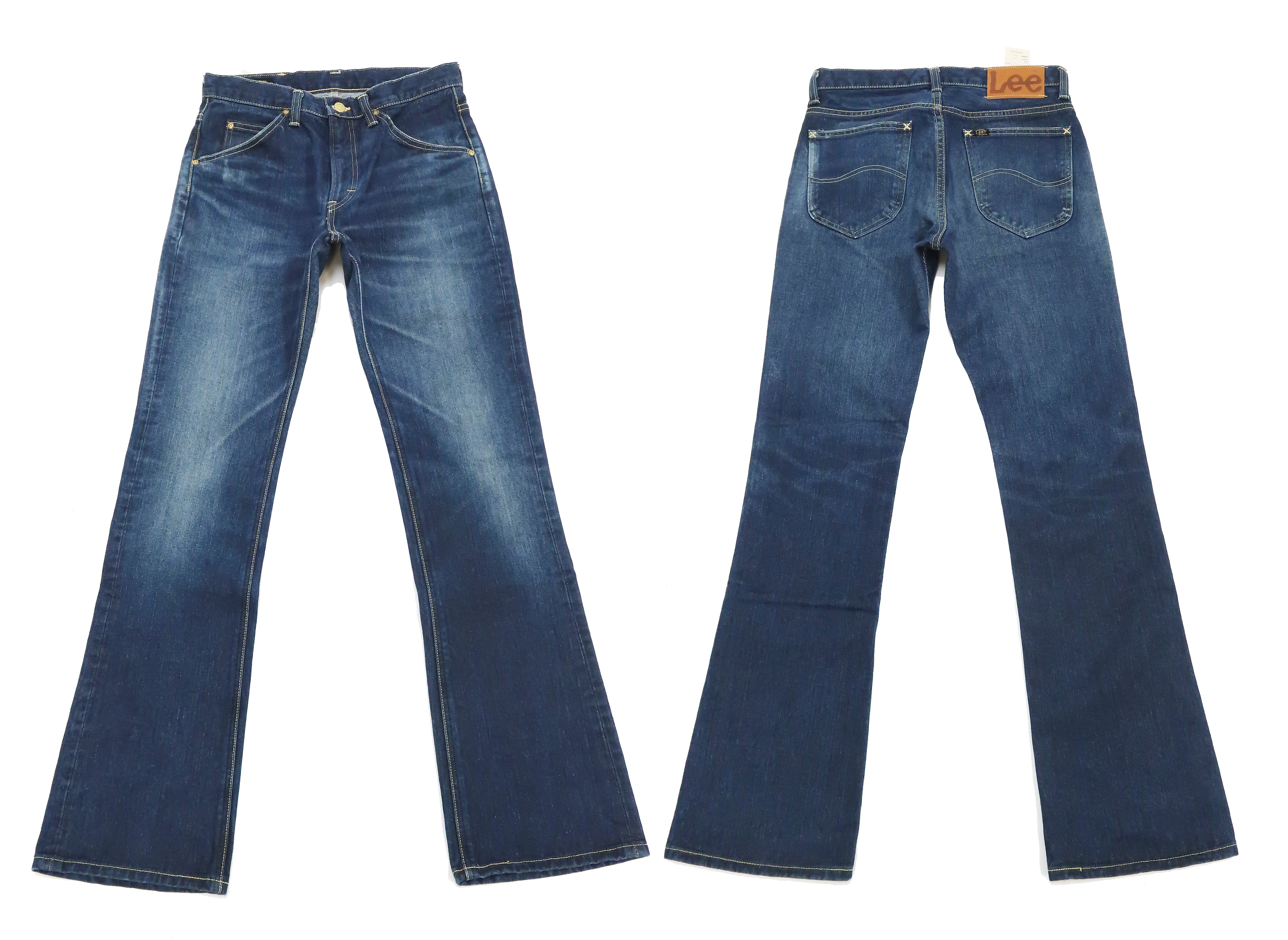 Lee Bootcut Jeans 102 LM8102 Men's Regular Fit Boot Cut Jean LM8102-526 Non-stretch Pre-Faded Blue Indigo Denim - Image 6