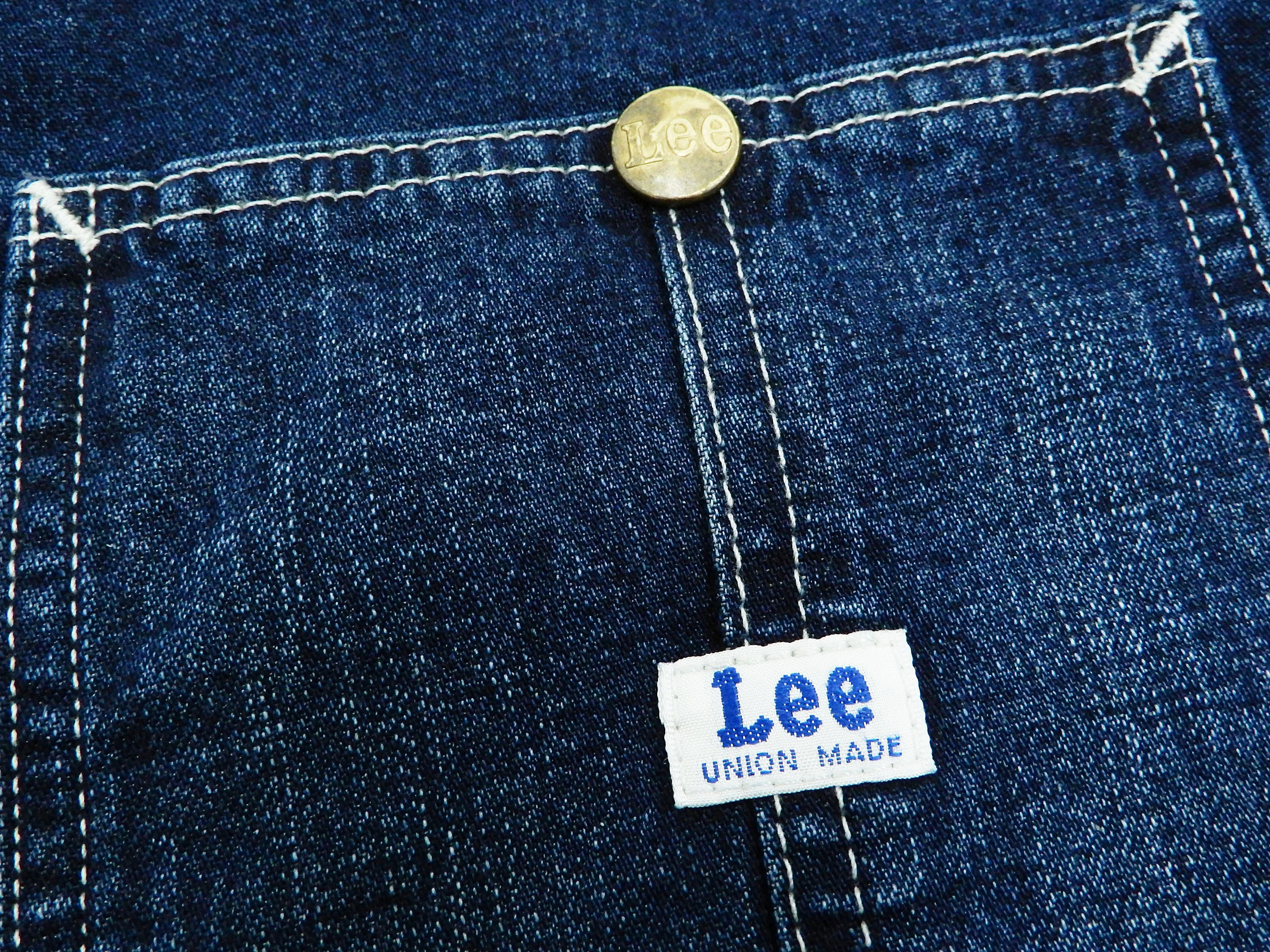 Lee Coverall Men's Reproduction of Union-All Long Sleeve Unlined Coveralls LM7213 LM7213-136 Fade-Denim - Image 9