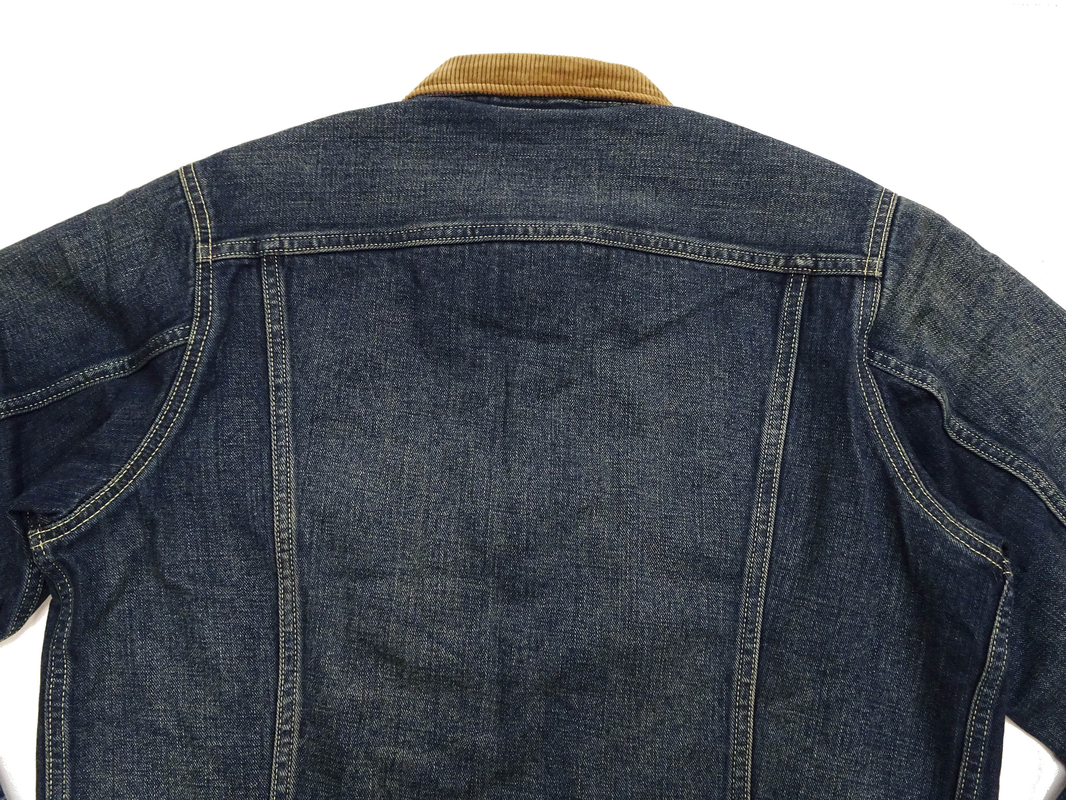 Lee Japan 101-LJ Storm Rider-Inspired Blanket-Lined Denim Jacket - 13 oz Left-Hand Twill Indigo - One-Wash - (LM5110-126 Faded Indigo) - Image 15