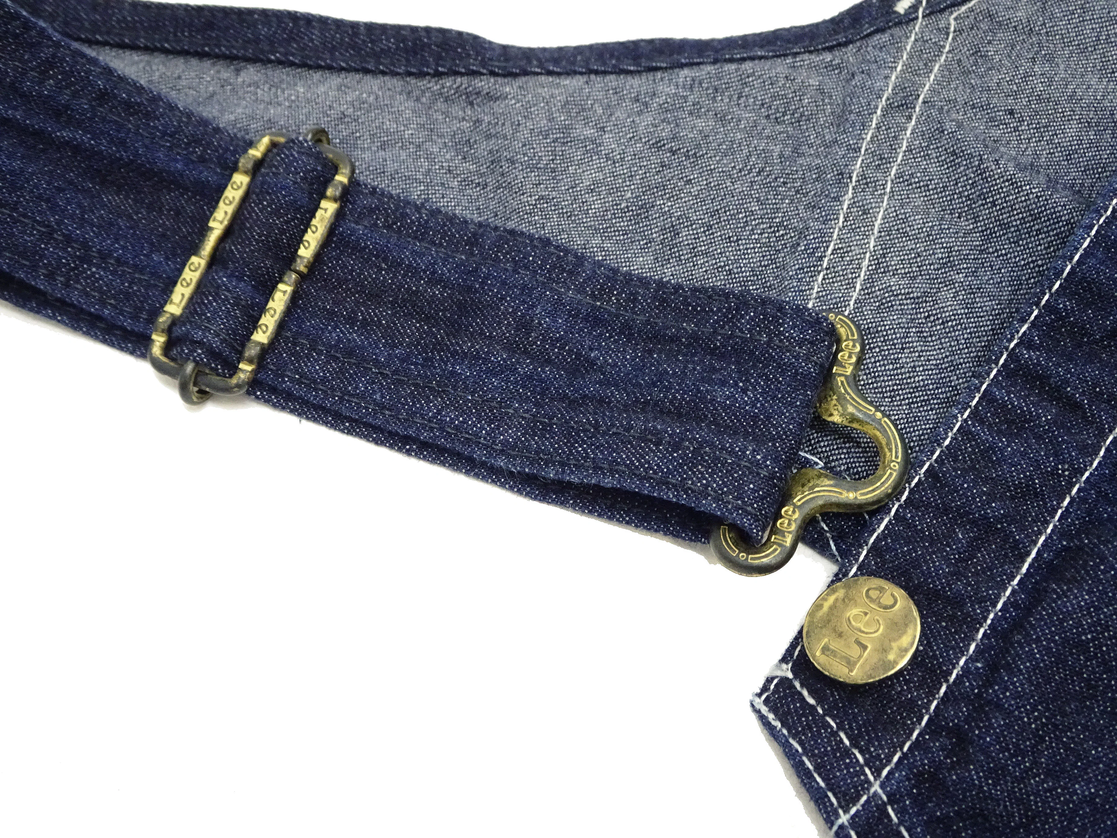 Lee Overalls Men's Casual Fashion Bib Overall High-Back LM7254 LM7254-2100 Rince Deep Blue Indigo - Image 9
