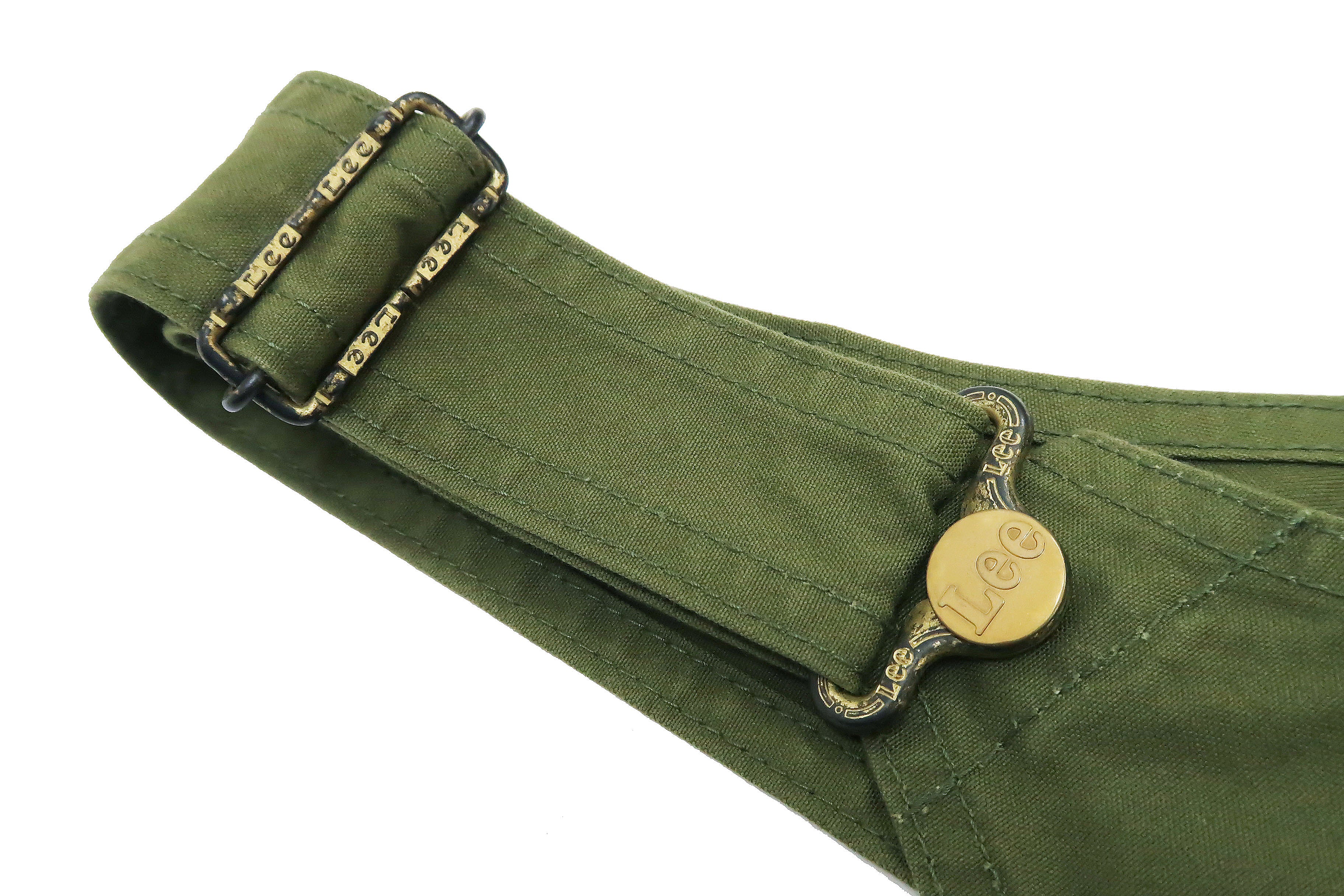 Lee Overalls Men's Casual Fashion Double Knee Duck Canvas Bib Overall High-Back LM8605 LM8605-121 Olive - Image 19