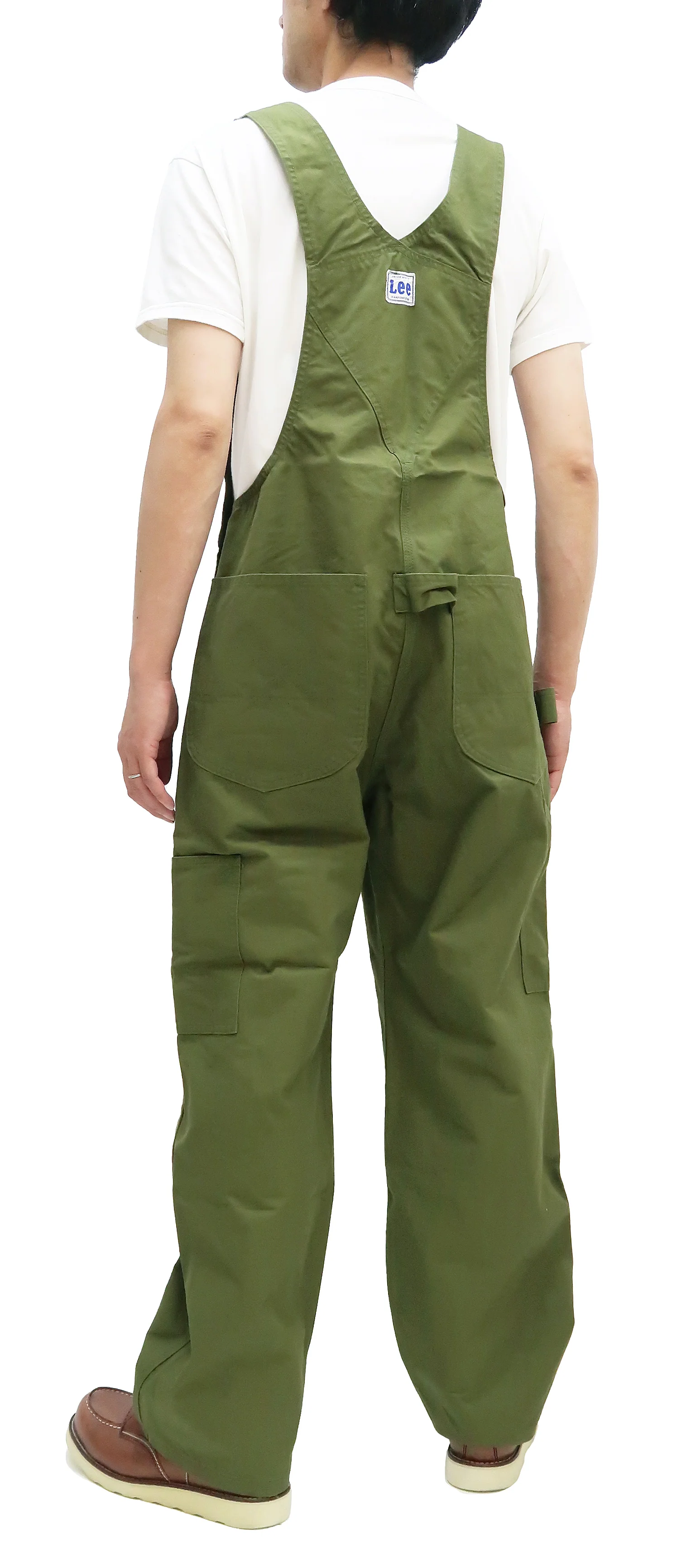 Lee Overalls Men's Casual Fashion Double Knee Duck Canvas Bib Overall High-Back LM8605 LM8605-121 Olive - Image 6