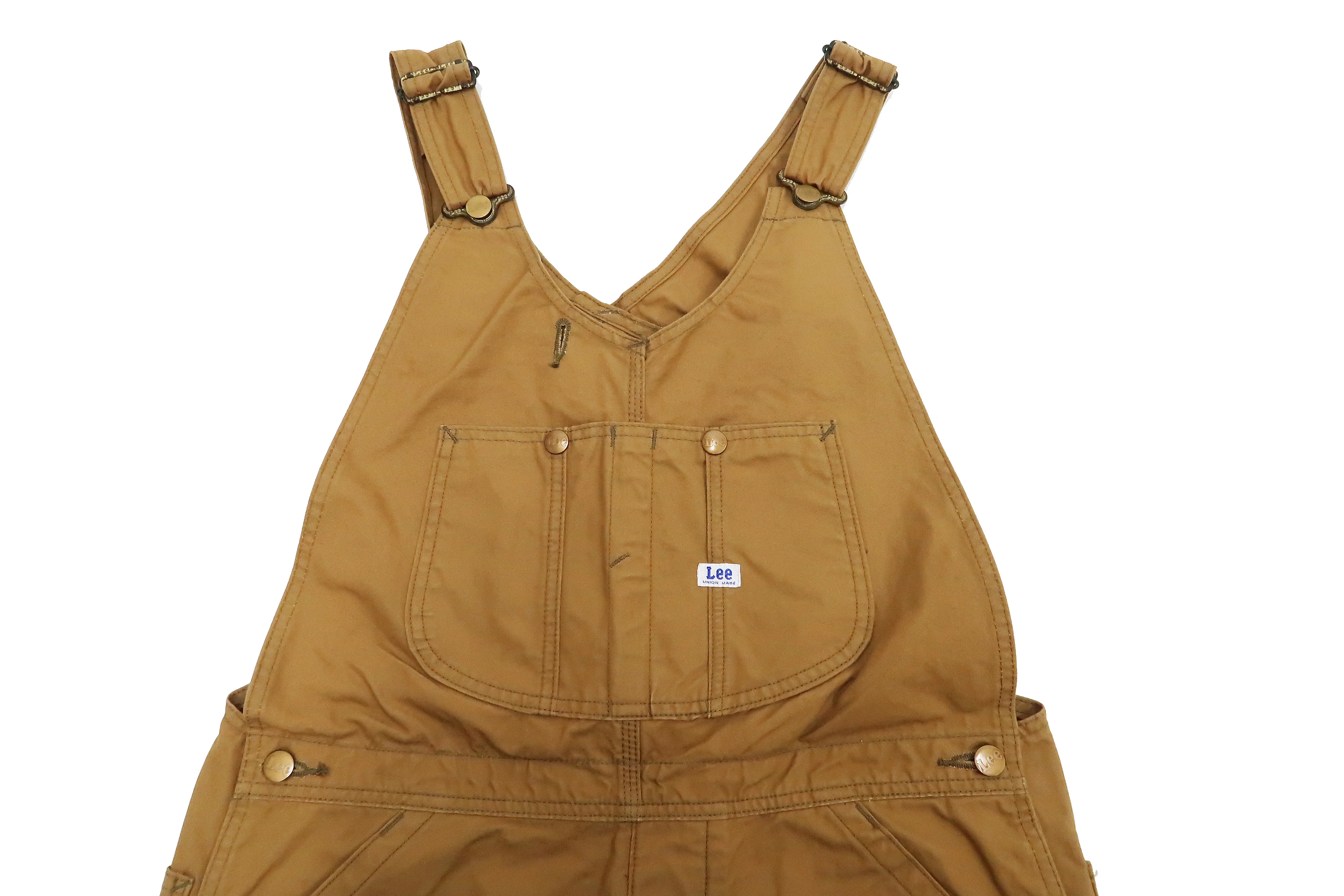 Lee Overalls Men's Casual Fashion Double Knee Duck Canvas Bib Overall High-Back LM8605 LM8605-145 Brown - Image 10