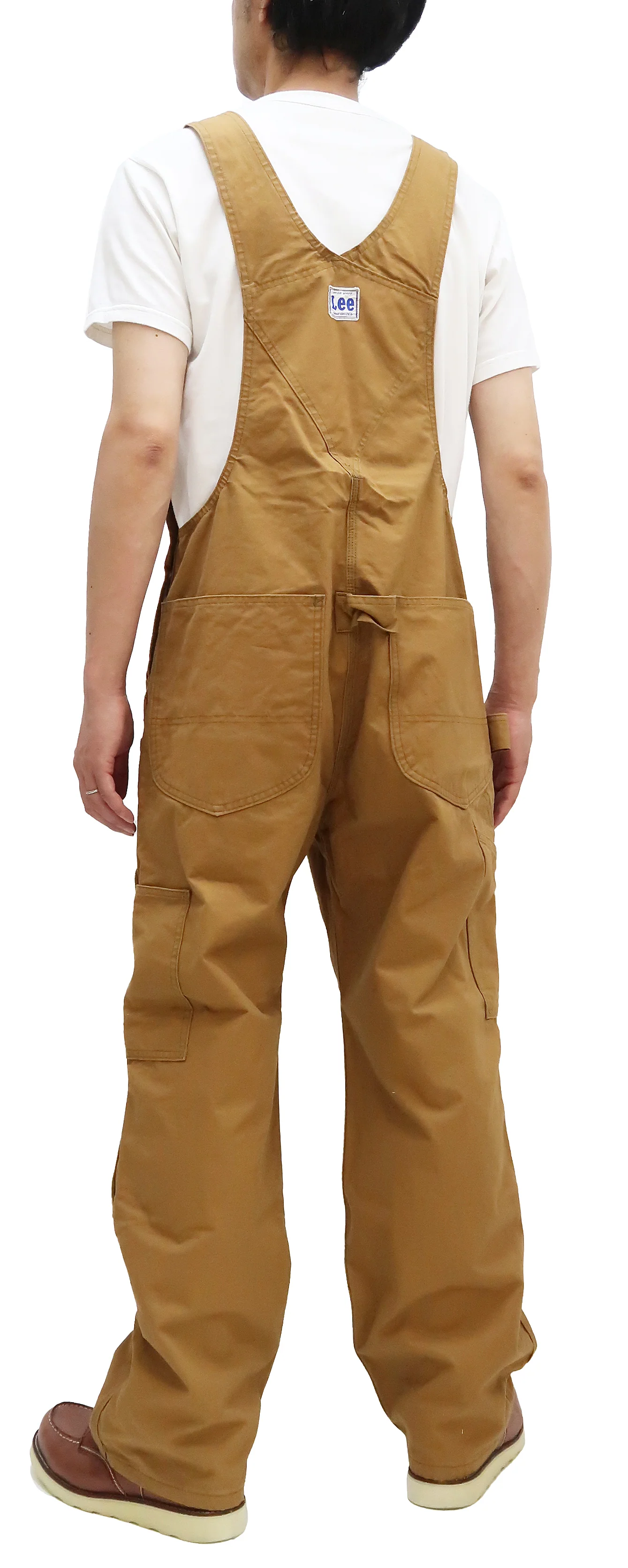 Lee Overalls Men's Casual Fashion Double Knee Duck Canvas Bib Overall High-Back LM8605 LM8605-145 Brown - Image 6