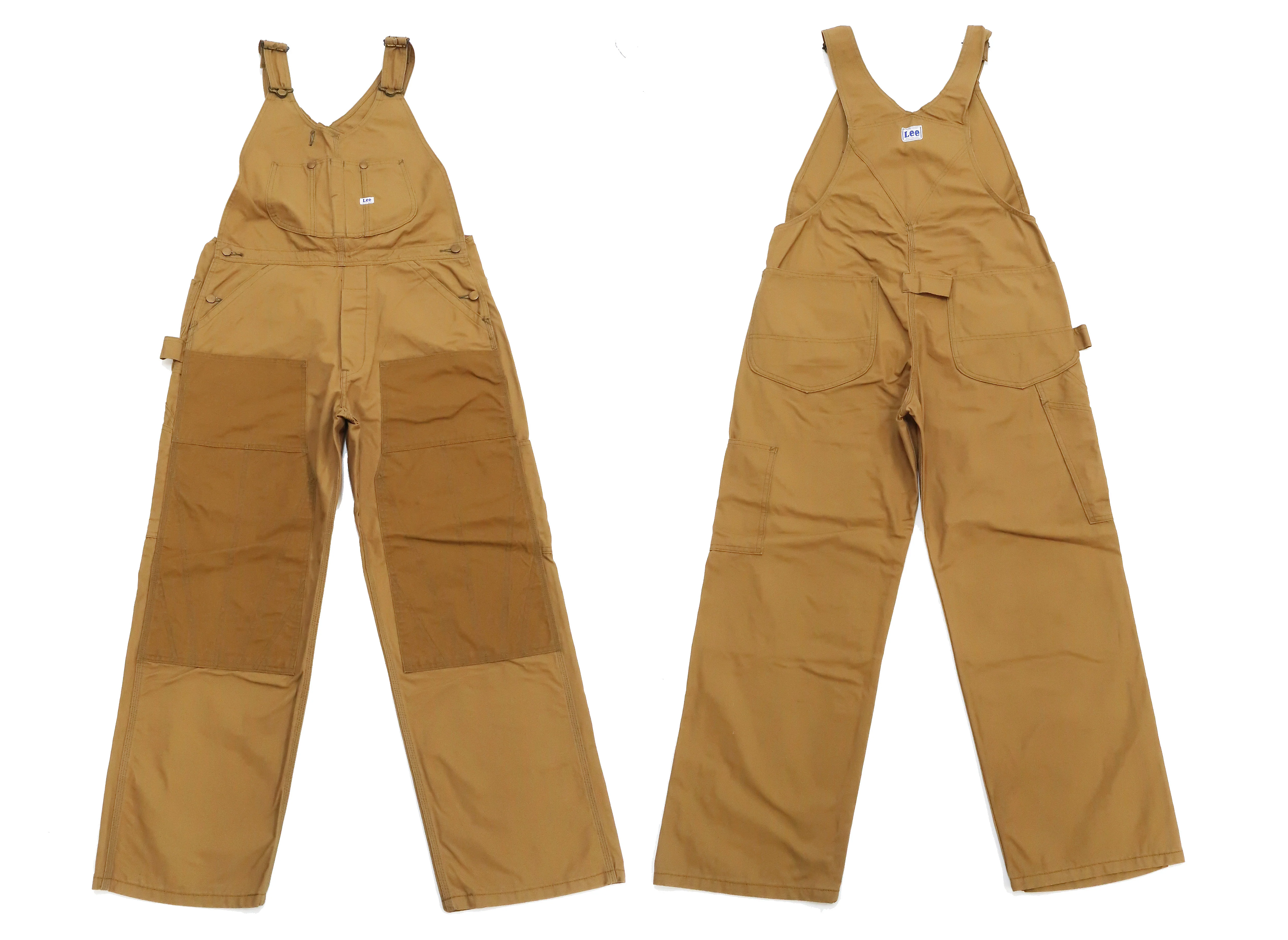 Lee Overalls Men's Casual Fashion Double Knee Duck Canvas Bib Overall High-Back LM8605 LM8605-145 Brown - Image 8