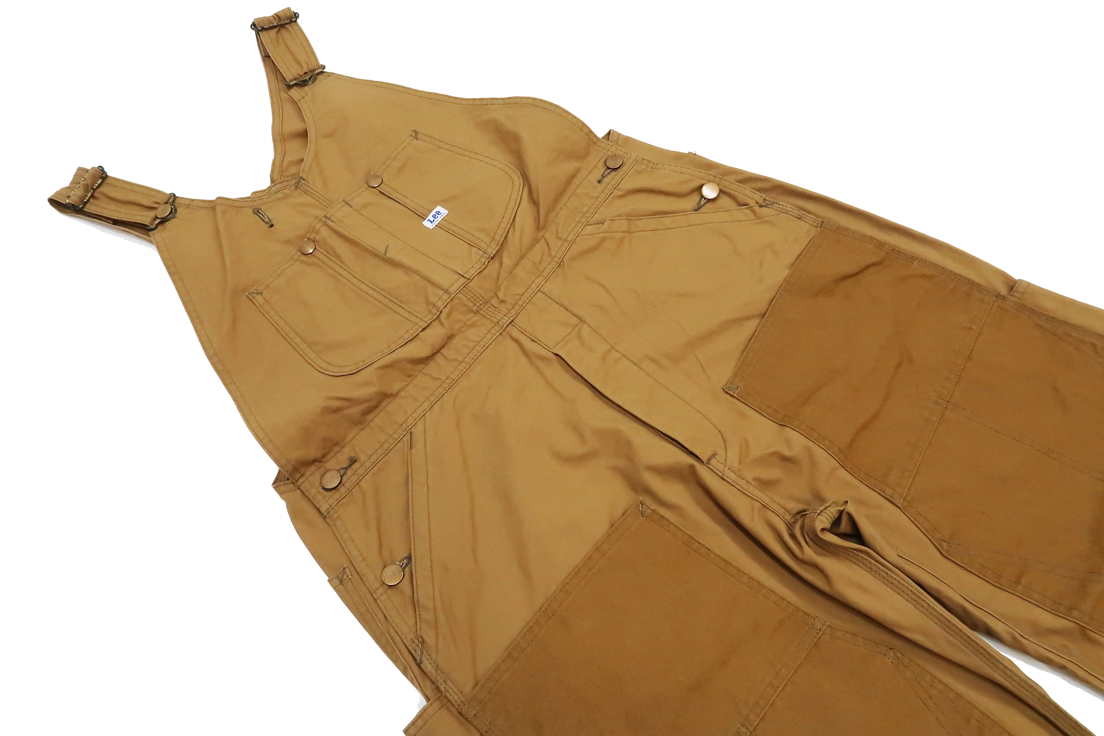 Lee Overalls Men's Casual Fashion Double Knee Duck Canvas Bib Overall High-Back LM8605 LM8605-145 Brown - Image 9