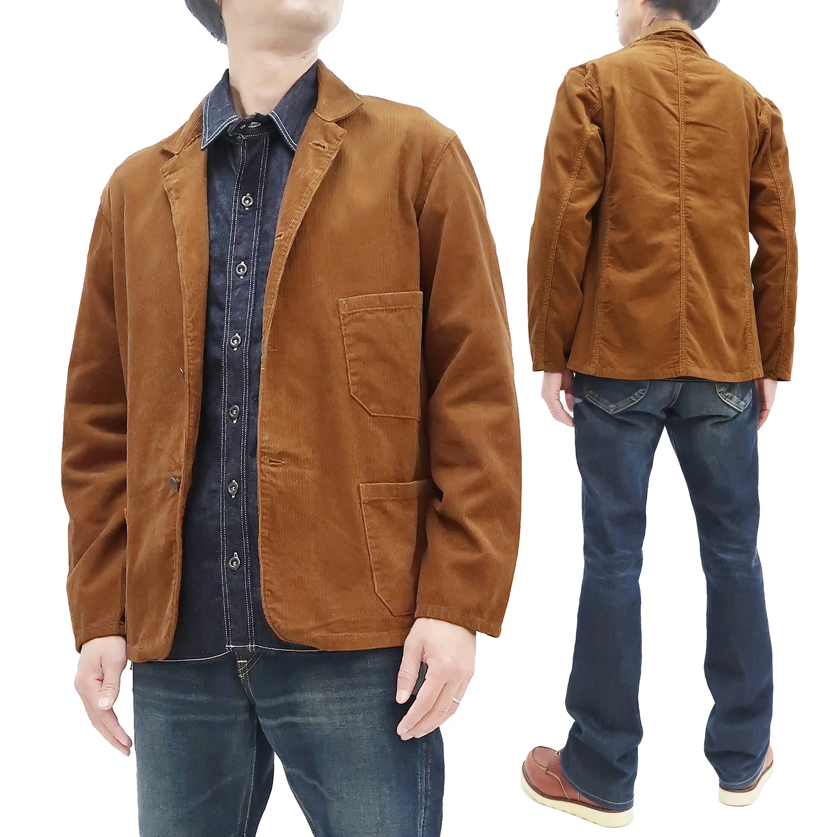 Levi's Sunset Coat 71964 Men's Casual Corduroy Blazer Sack Jacket Levis Levi Strauss 71964-0010 719640010 Brown - Image 2