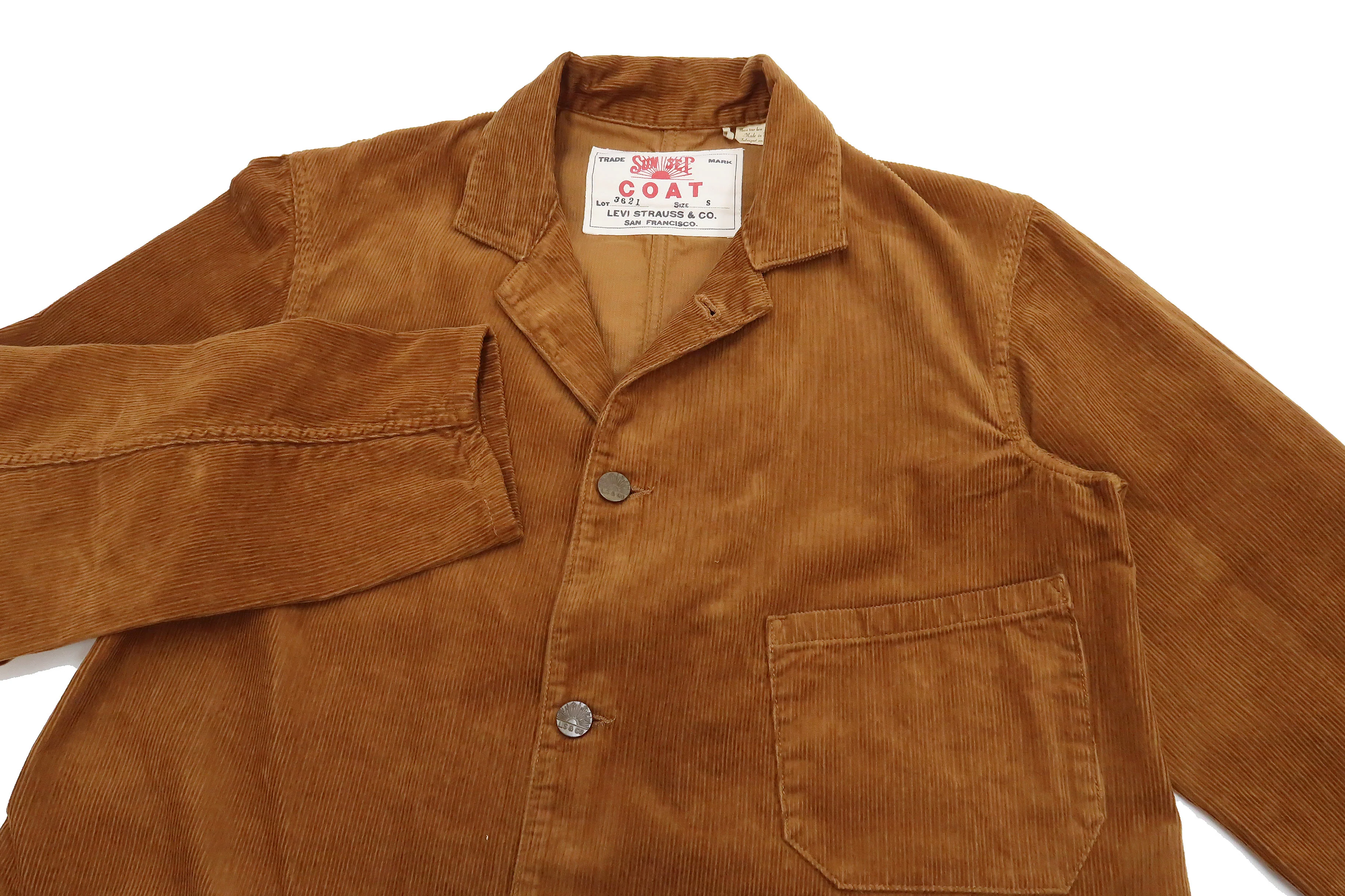 Levi's Sunset Coat 71964 Men's Casual Corduroy Blazer Sack Jacket Levis Levi Strauss 71964-0010 719640010 Brown - Image 8