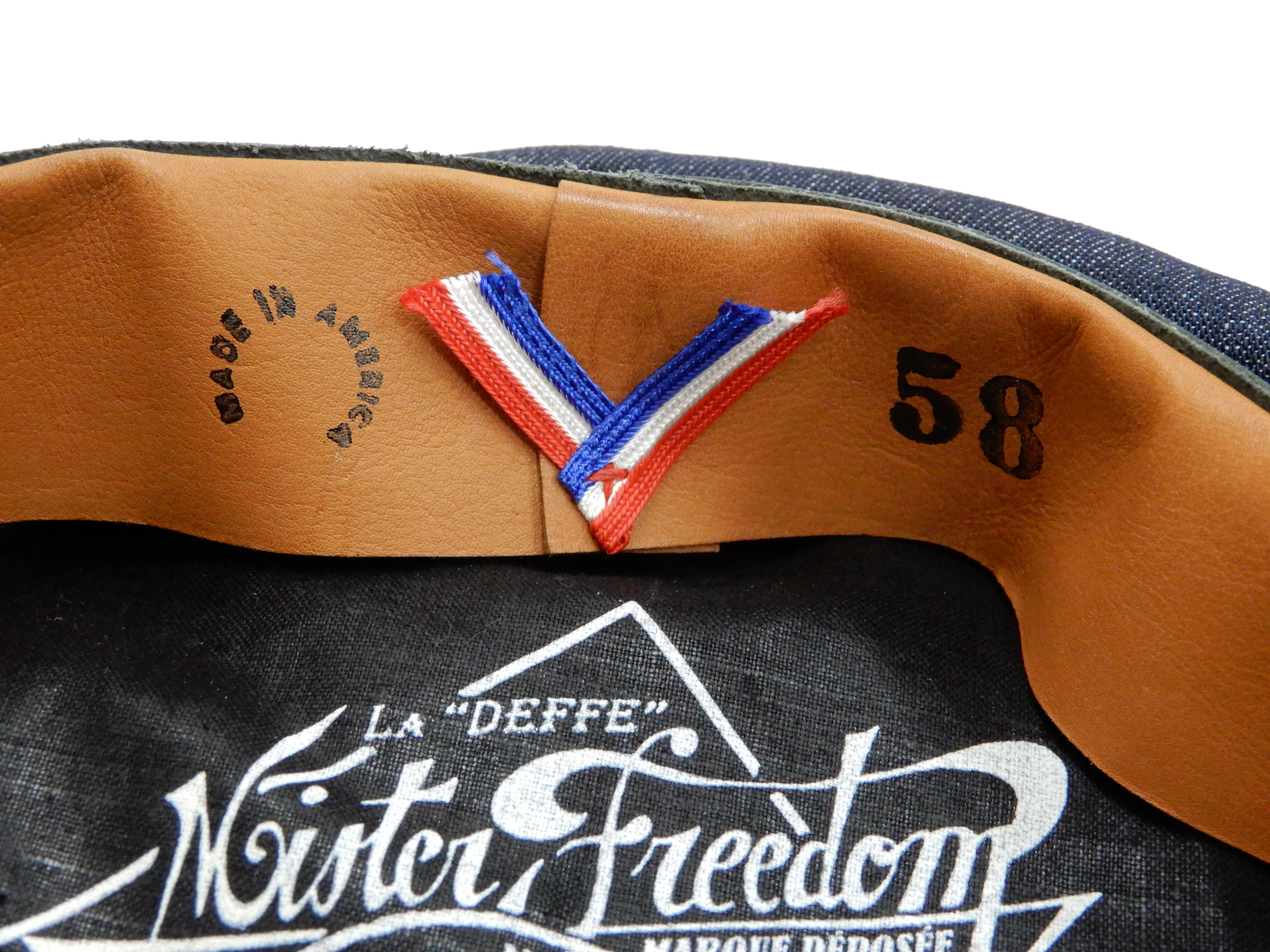 Mister Freedom Sugar Cane ROADSTEADER Cap Men's Denim Nautical Hat SC02566 - Image 8