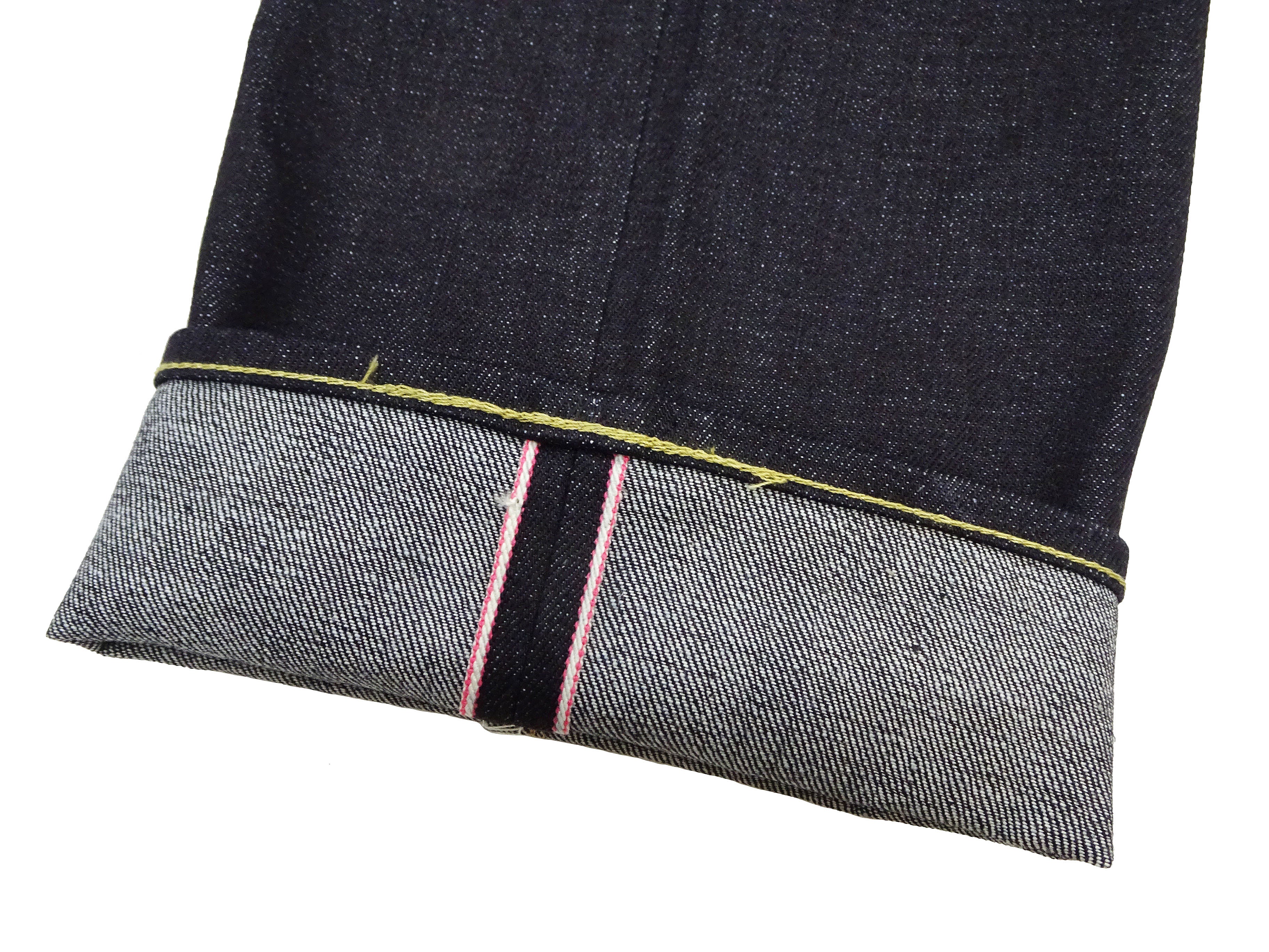 Momotaro Jeans Men's Loose Fit Jeans #100 14.7oz. Zimbabwean Cotton Deep Indigo Denim Jean Pants MMJB0100 Sanforized, Unwashed Finish - Image 16