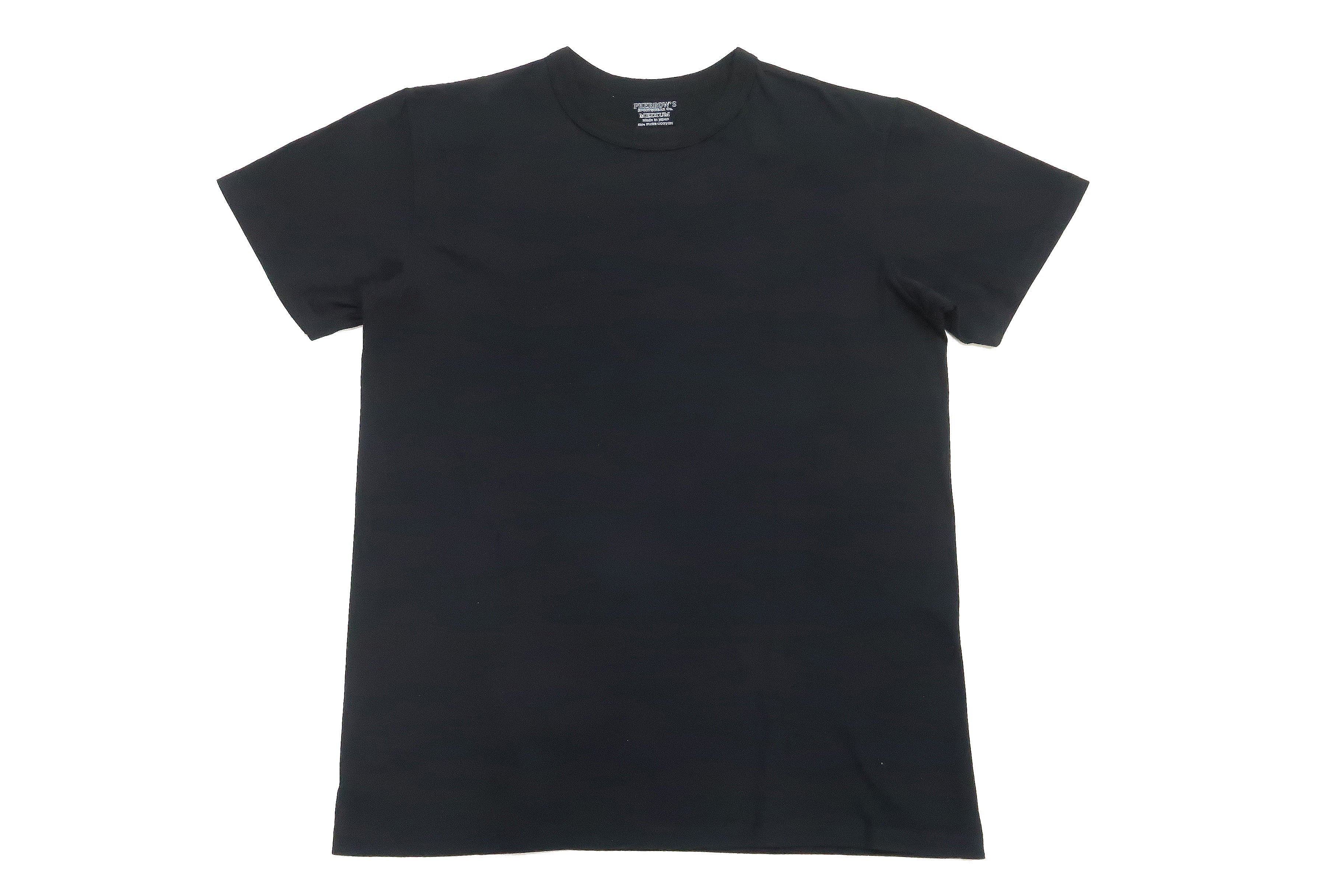 Pherrows 2-Pack T-shirts Men's Pack of two T-shirts Plain Solid Color Lightweight Short Sleeve Loopwheel Tee Pherrow's 2PACK-TEE Black - Image 6