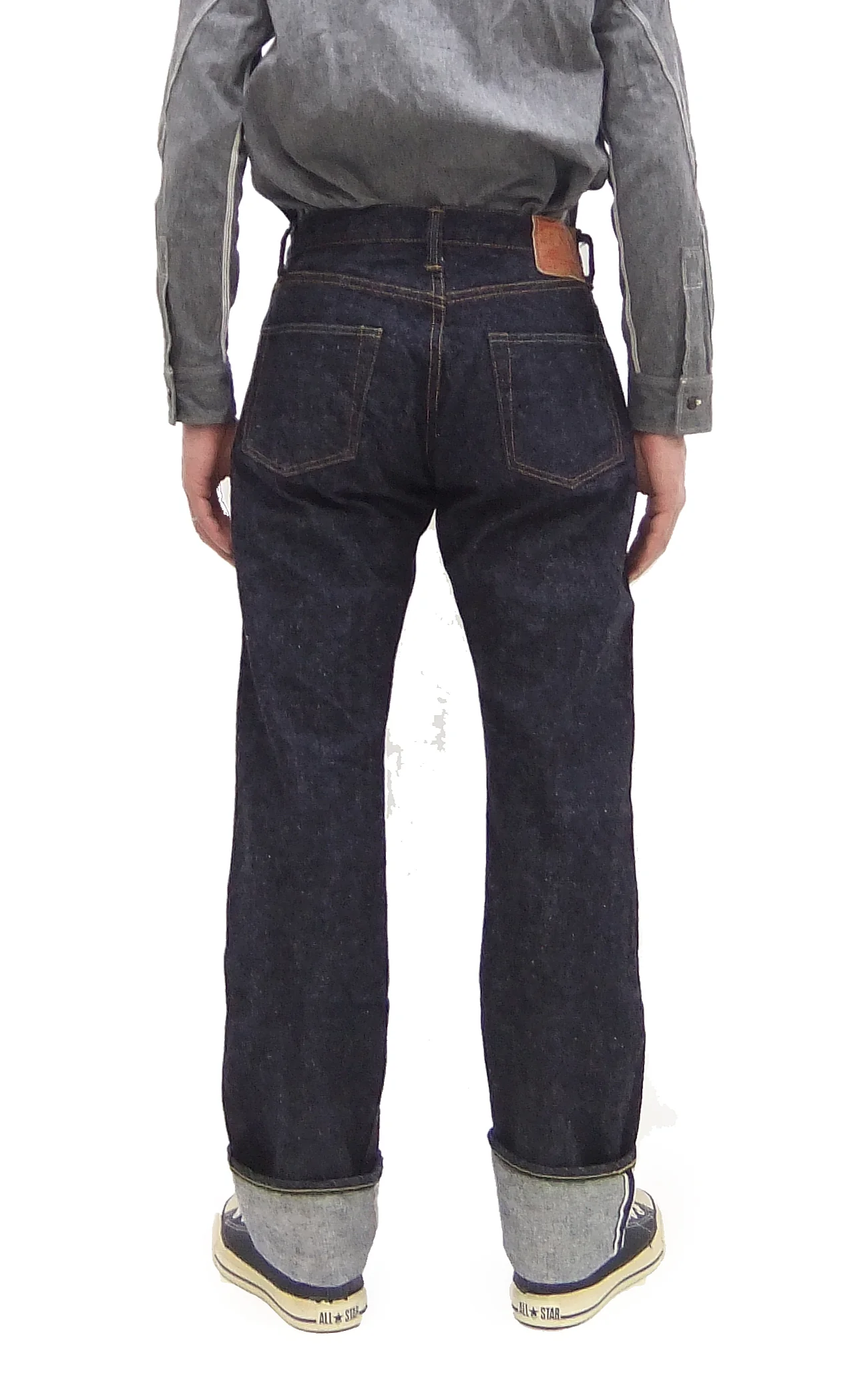 Samurai Jeans S0510XXII Men's Regular Straight Fit One-Washed 15 Oz. Indigo Japanese Denim Pants One Wash - Image 4
