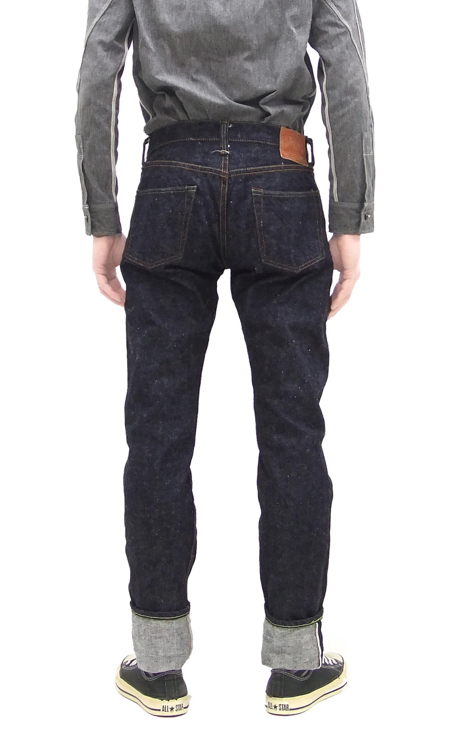 Samurai Jeans S0511XXII Men's Slim Tapered Fit One-Washed 15 Oz. Japanese Indigo Denim Pants - Image 4