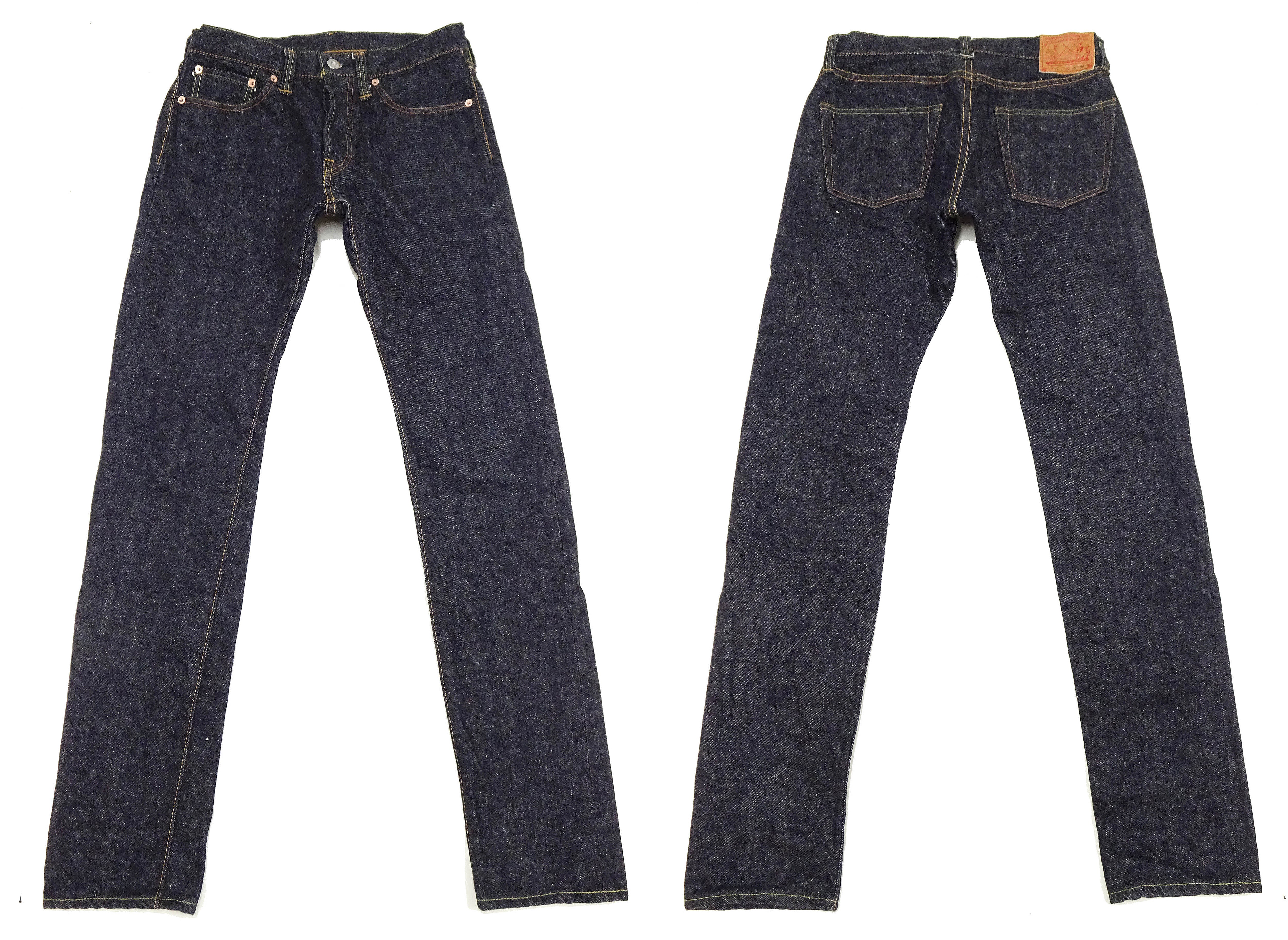 Samurai Jeans S0511XXII Men's Slim Tapered Fit One-Washed 15 Oz. Japanese Indigo Denim Pants - Image 6