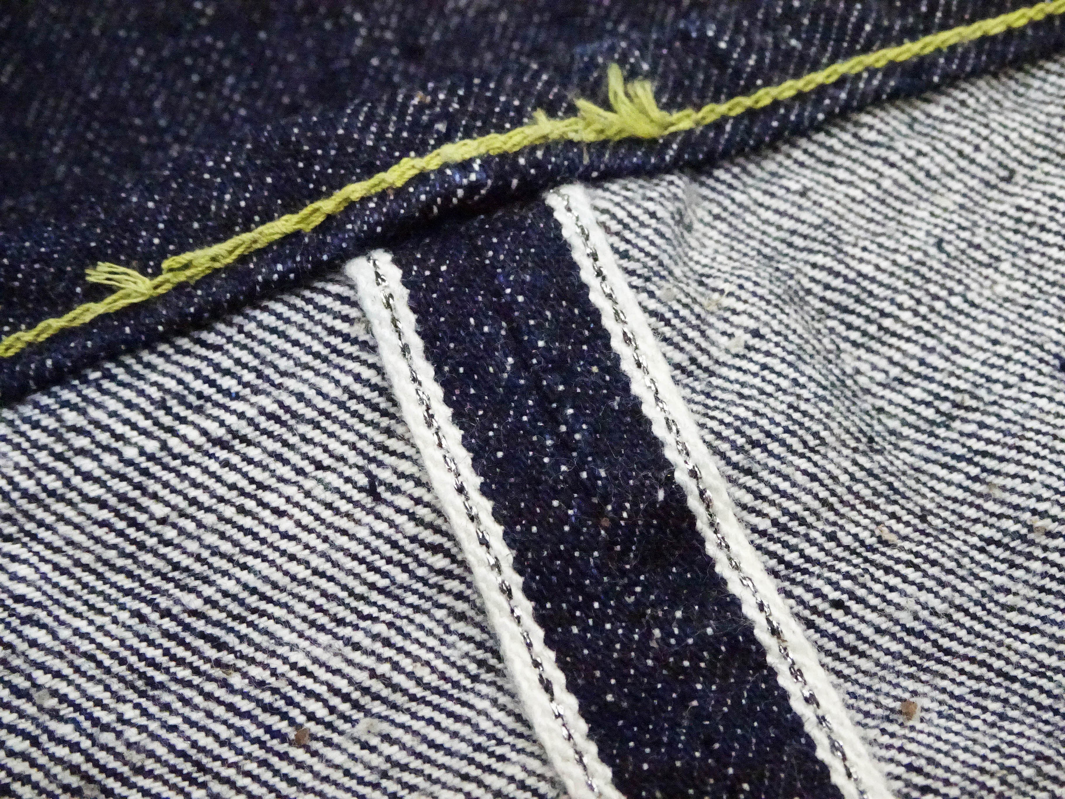 Samurai Jeans S0511XXII Men's Slim Tapered Fit One-Washed 15 Oz. Japanese Indigo Denim Pants - Image 8