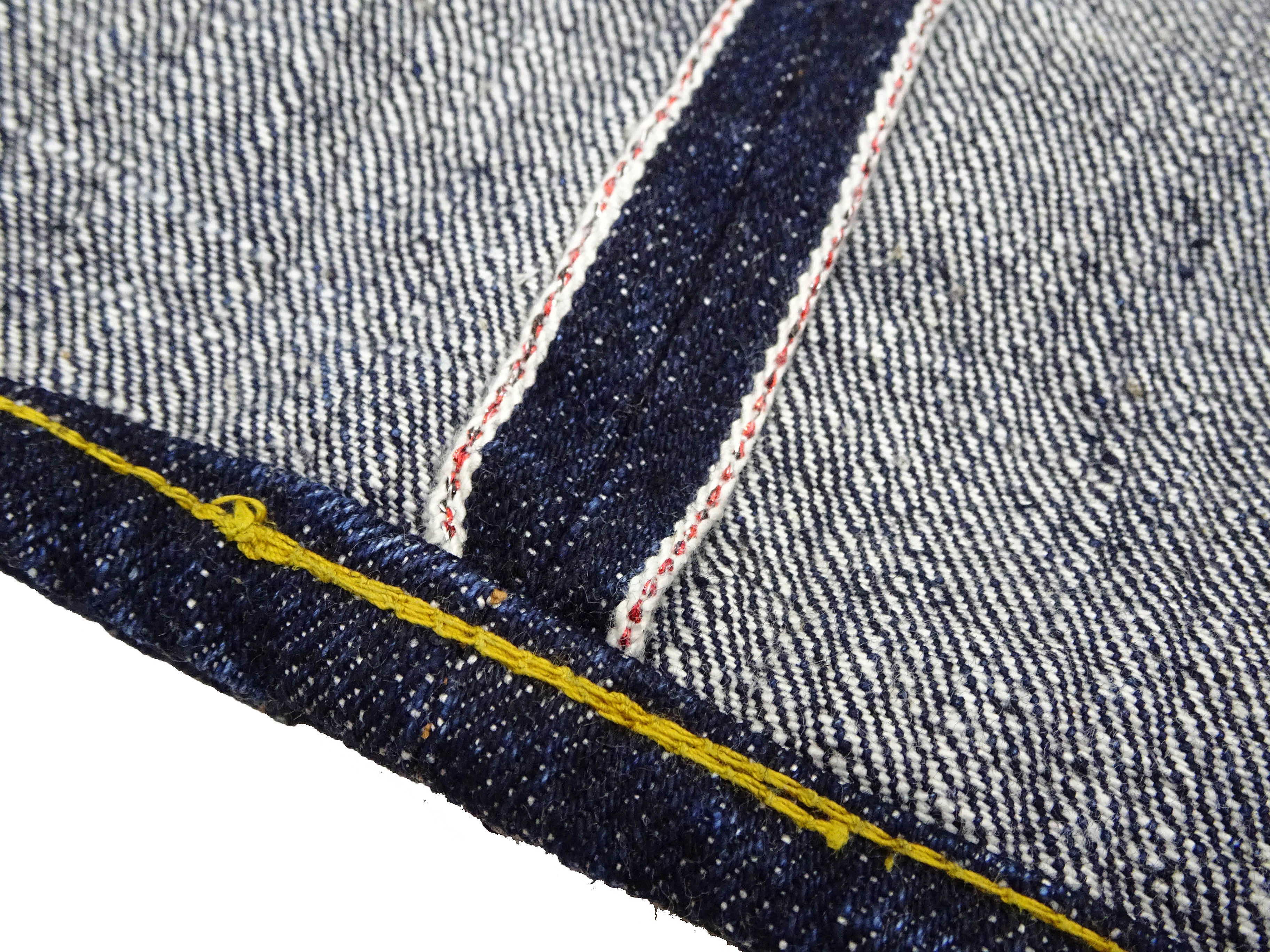 Samurai Jeans S5000VXII Men's Straight-Leg with Slightly Slim-Fit 17oz. Japanese Denim Pants One-Washed - Image 14