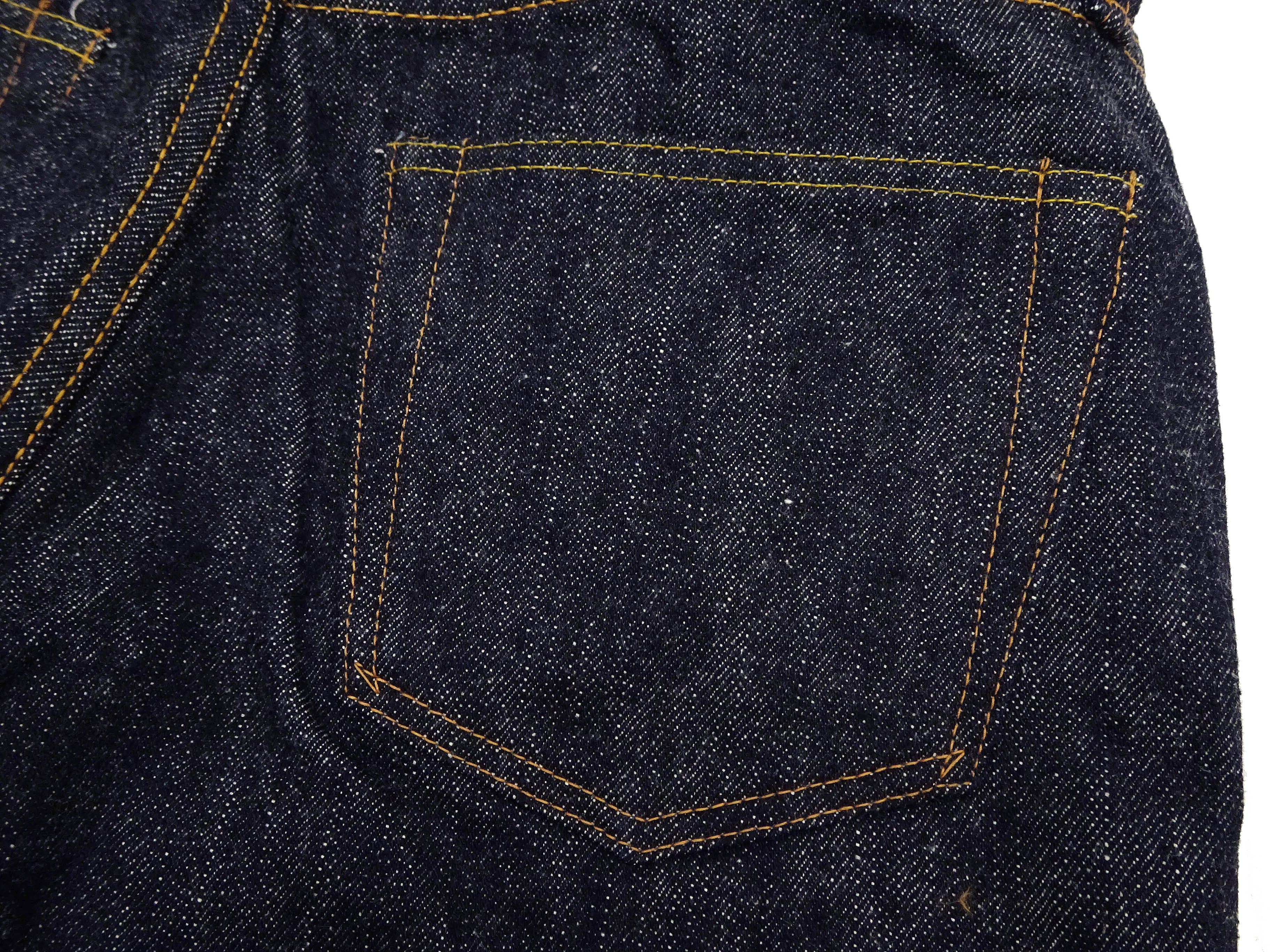 Samurai Jeans S710XX19ozII Men's Slim Straight Fit One-Washed 19 Oz. Japanese Denim Deep Indigo Blue - Image 13