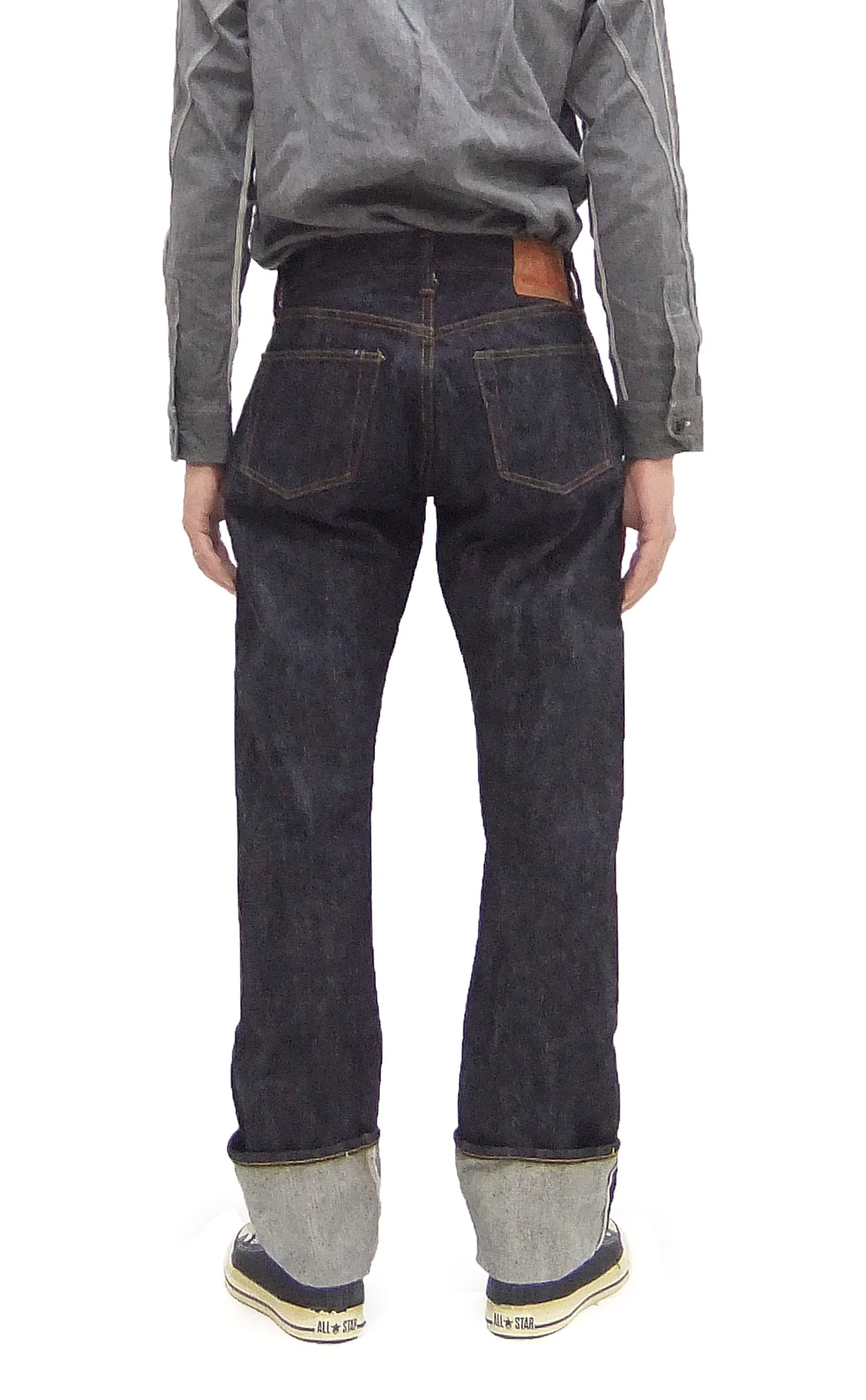 Samurai Jeans S710XX19ozII Men's Slim Straight Fit One-Washed 19 Oz. Japanese Denim Deep Indigo Blue - Image 3