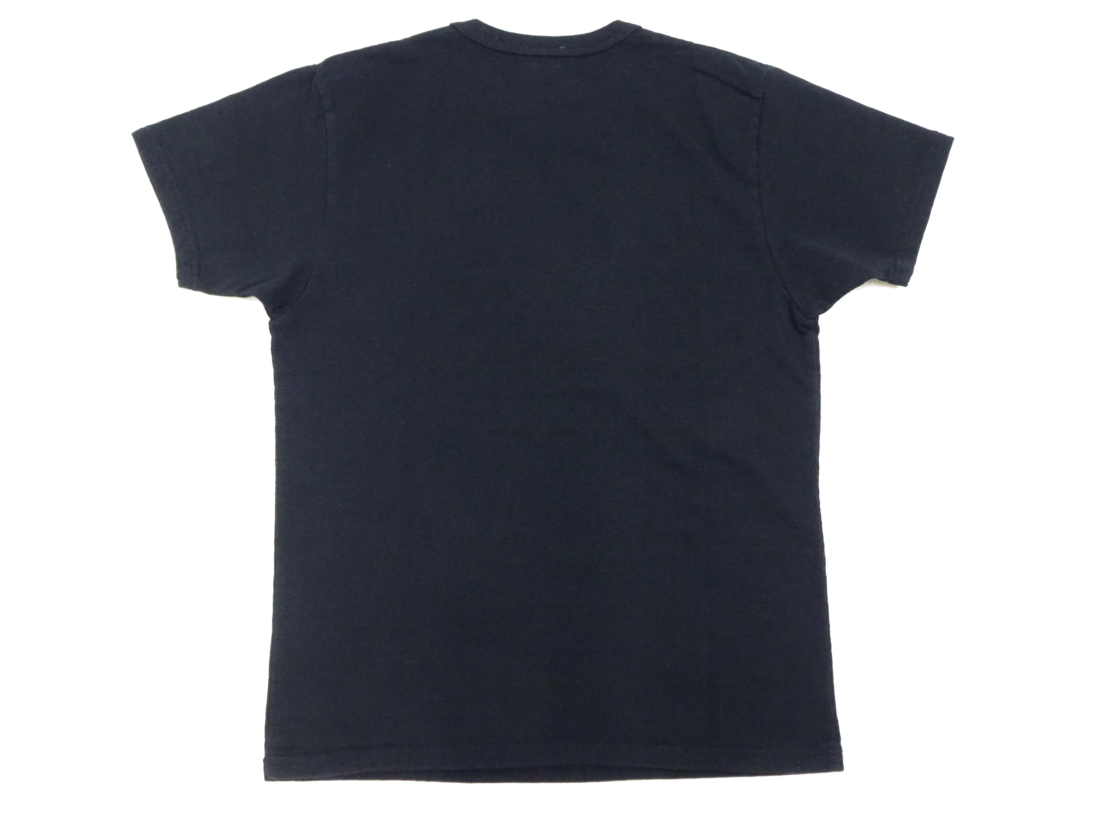 Samurai Jeans T-shirt Men's Plain Short Sleeve French Terry Fabric Tee Inlay Loopwheele T-Shirt SJST24-RIM Black - Image 11