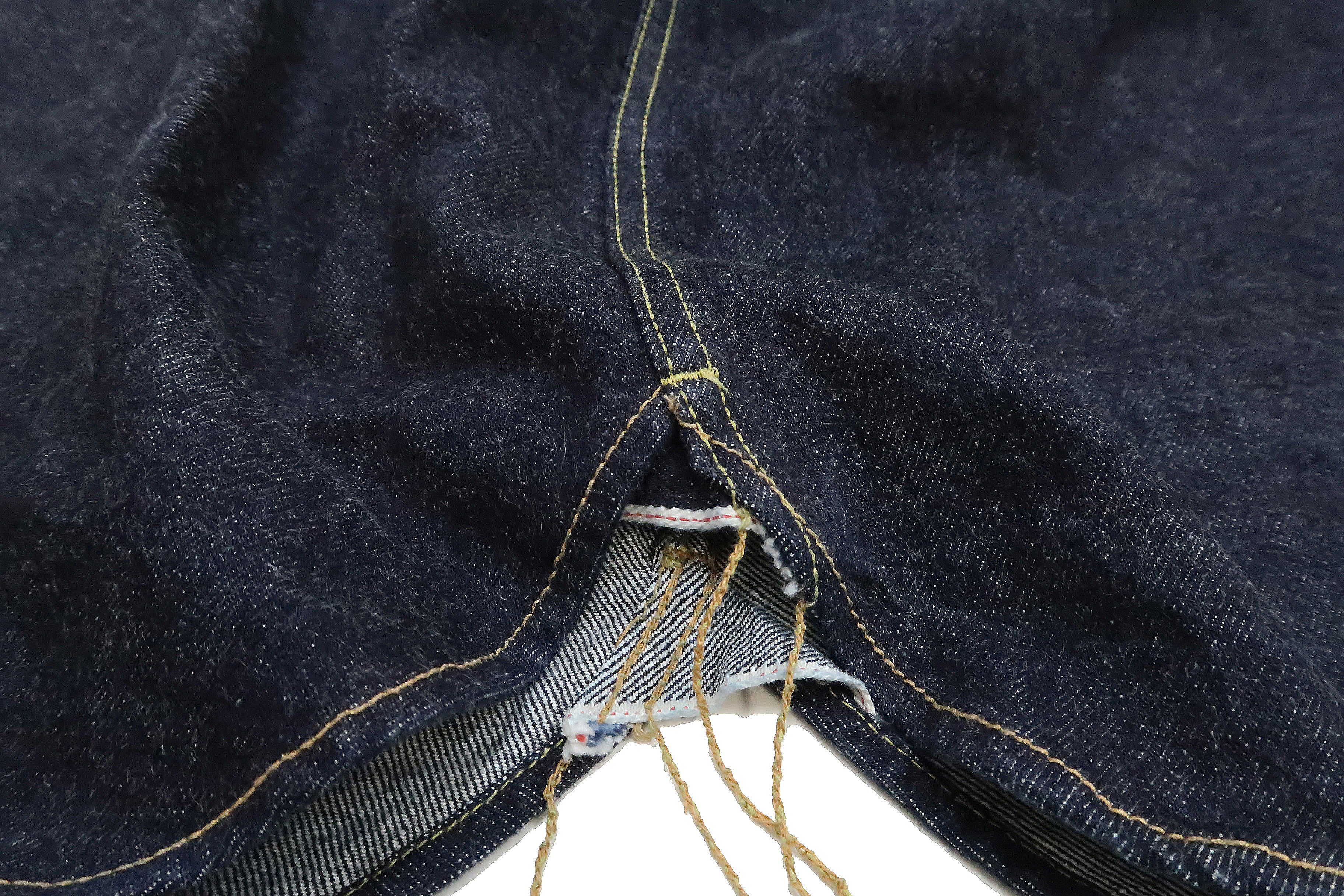 Studio D'artisan Denim Shirt Men's Long Sleeve 14 Oz. Heavy Japanese Selvage Denim Work Shirt D5335 - Image 12