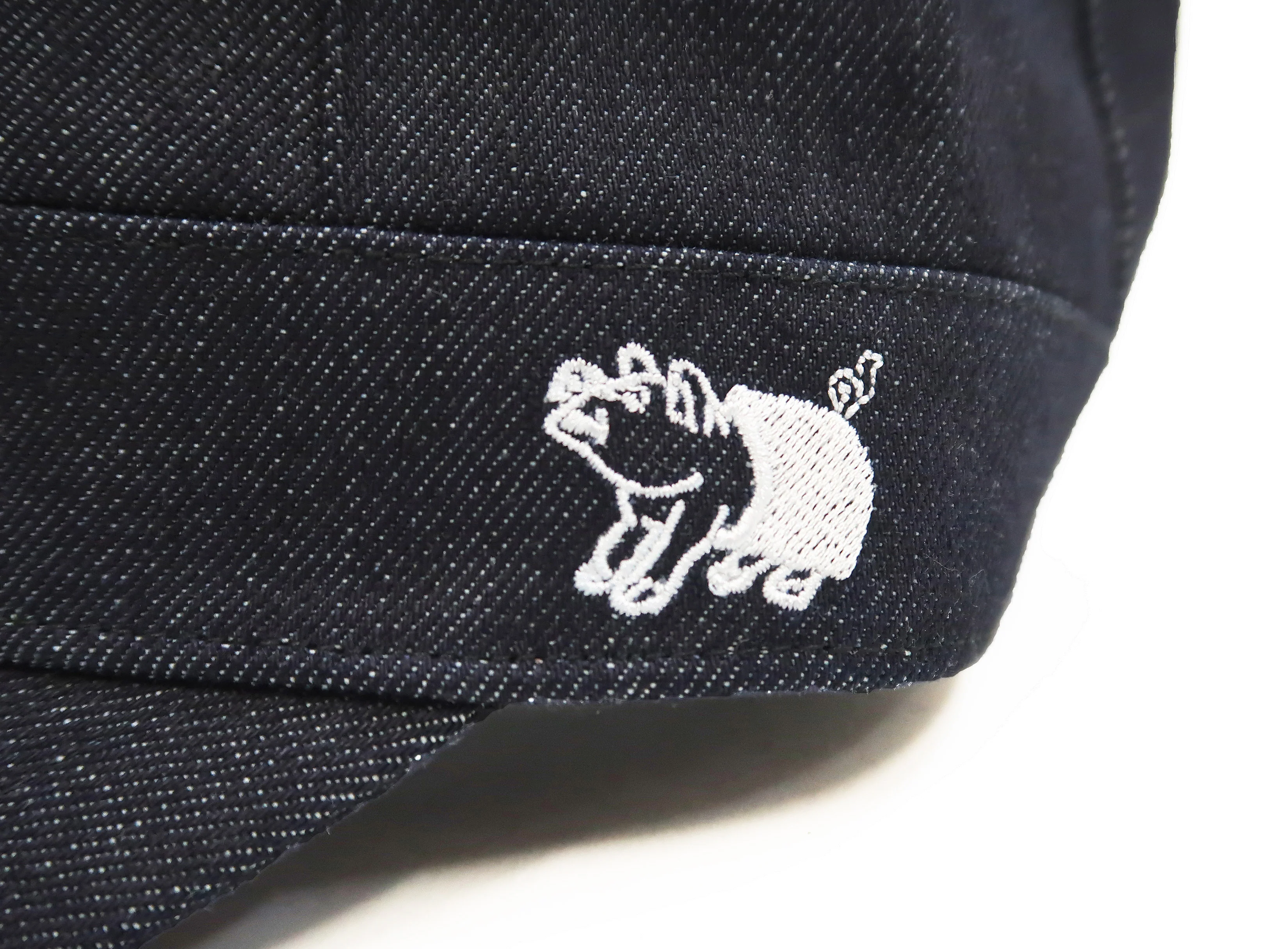 Studio D'artisan Denim Work Cap Men's Adjustable Flat Top Railroad Engineer Hat D7222 - Image 5