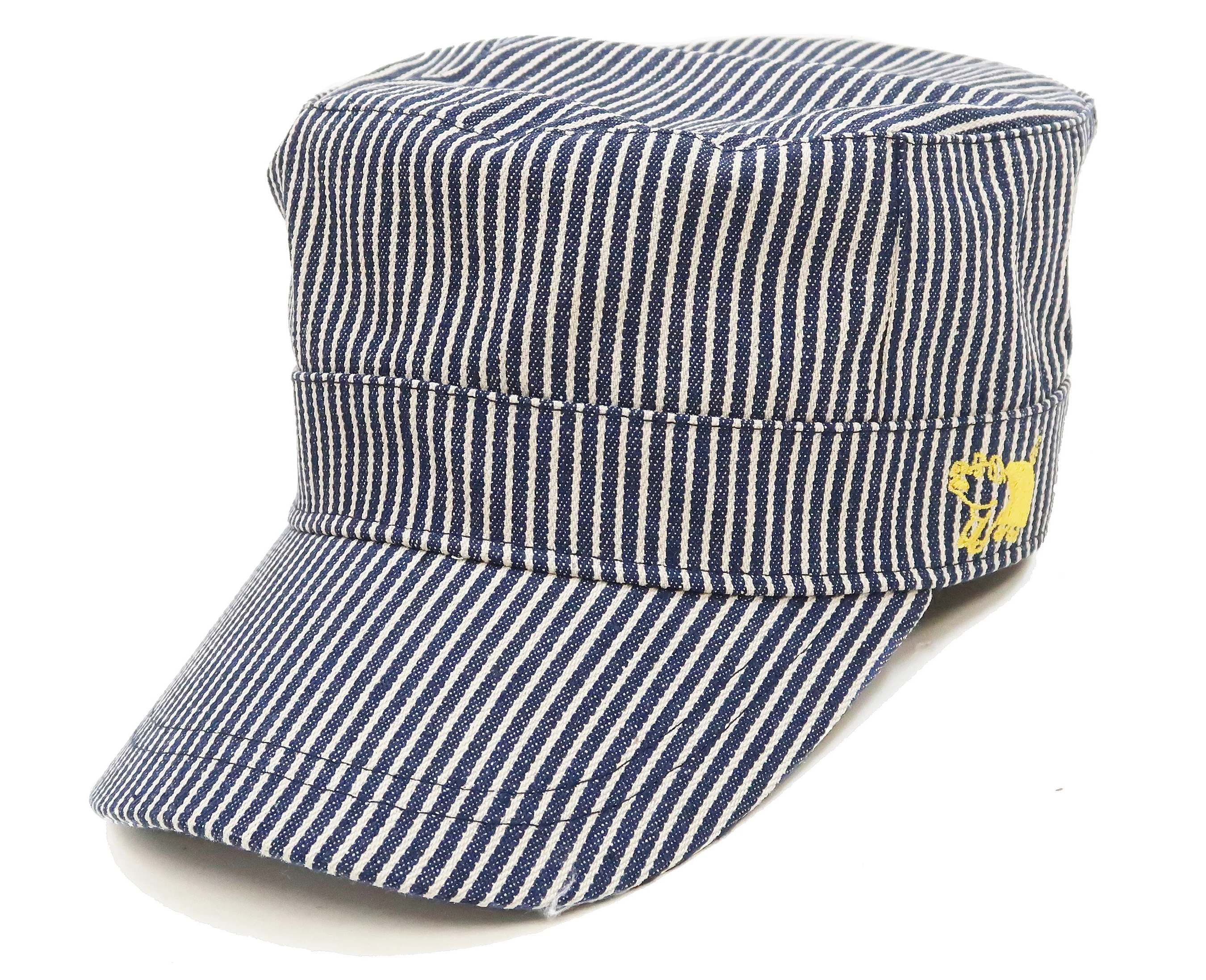 Studio D'artisan Hickory Work Cap Men's Adjustable Flat Top Railroad Engineer Hat 7222H - Image 10