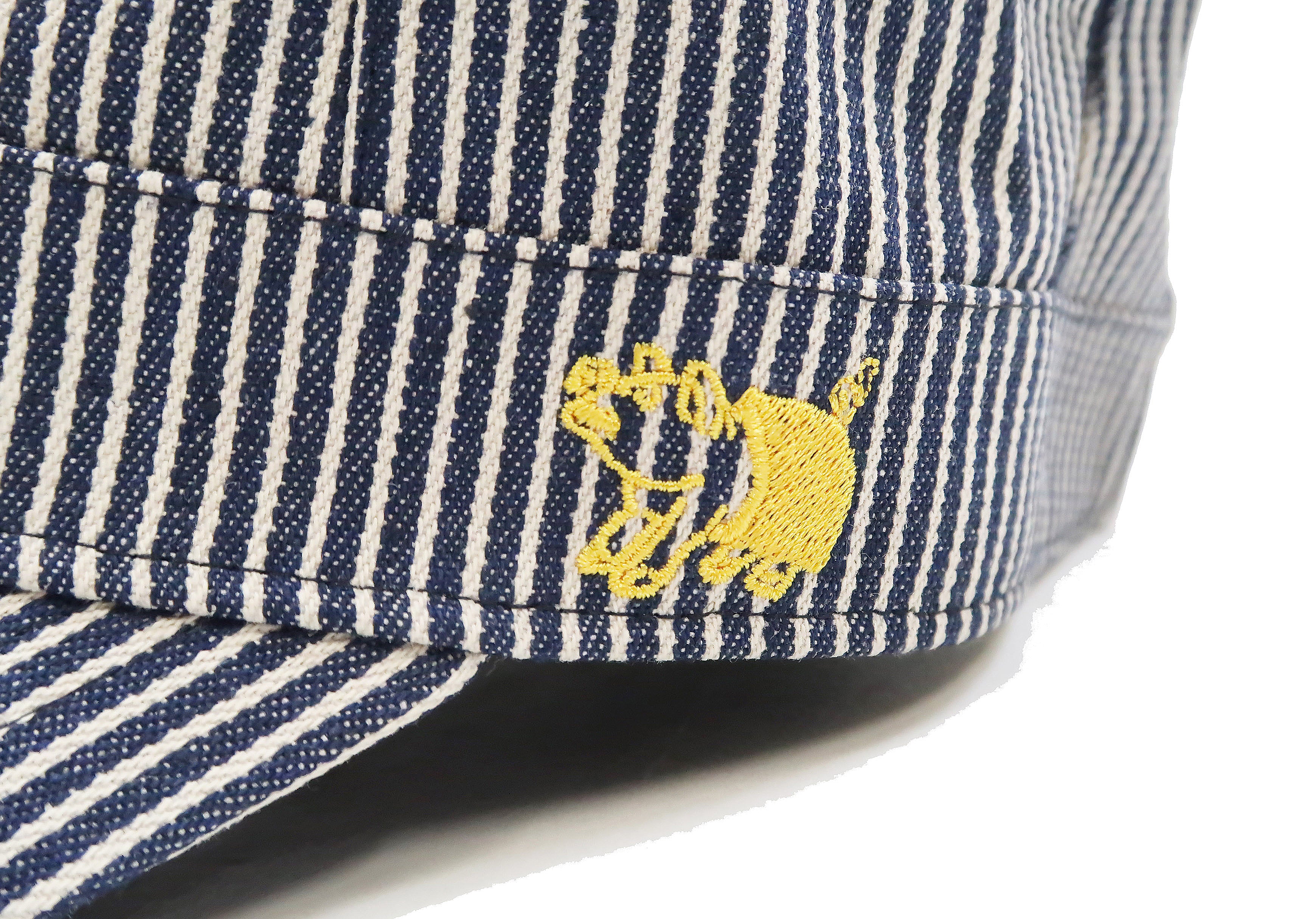 Studio D'artisan Hickory Work Cap Men's Adjustable Flat Top Railroad Engineer Hat 7222H - Image 5