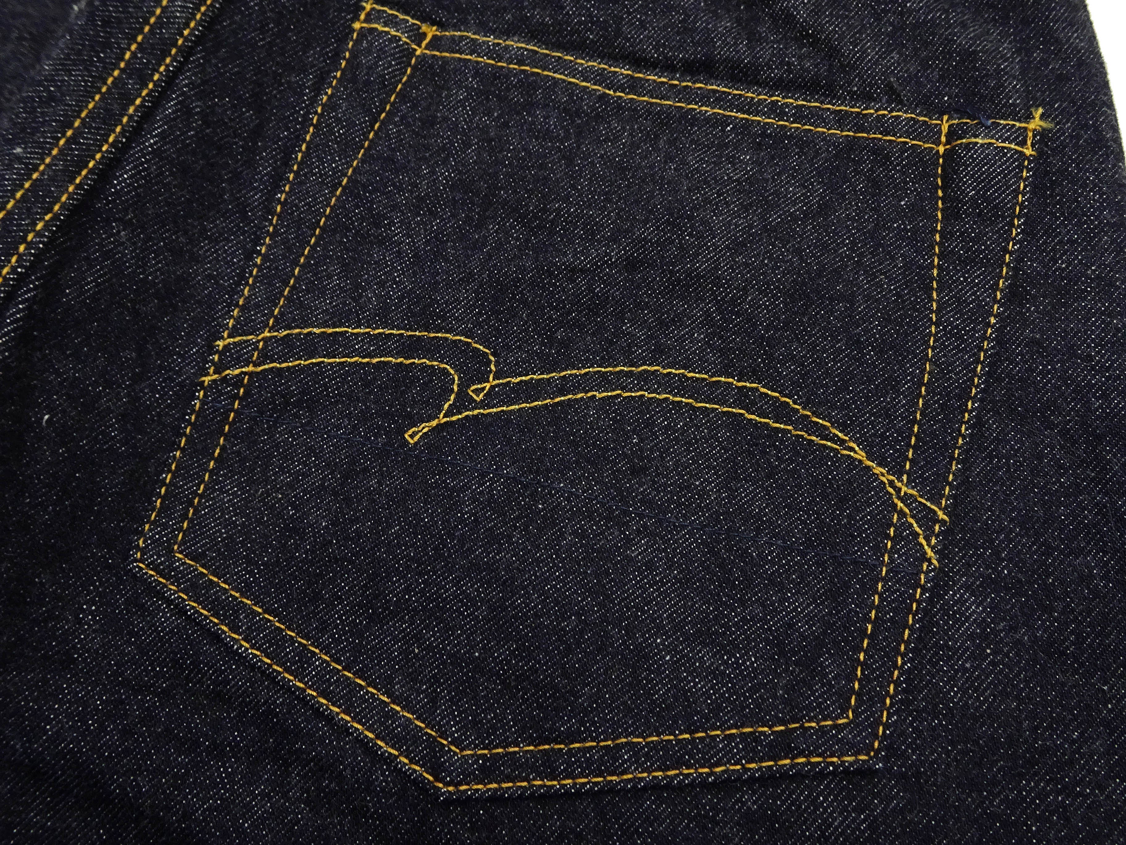Studio D'artisan Jeans Men's Regular Straight Fit Button-Fly 15oz. Jpanese Selvedge Denim Jean Pants SDA SD-101 One-Wash - Image 12