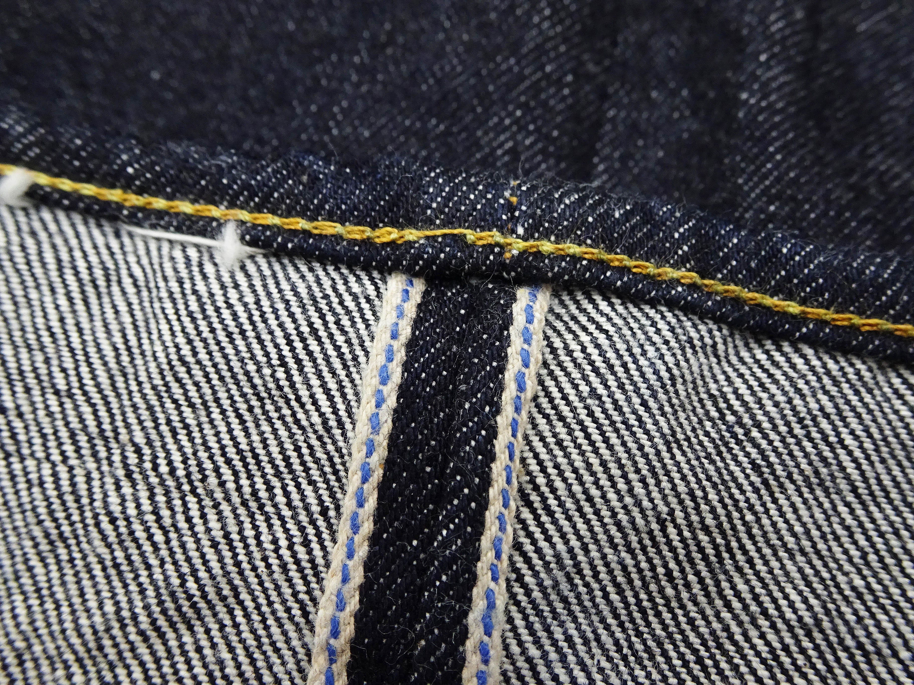 Studio D'artisan Jeans Men's Regular Straight Fit Button-Fly 15oz. Jpanese Selvedge Denim Jean Pants SDA SD-101 One-Wash - Image 15