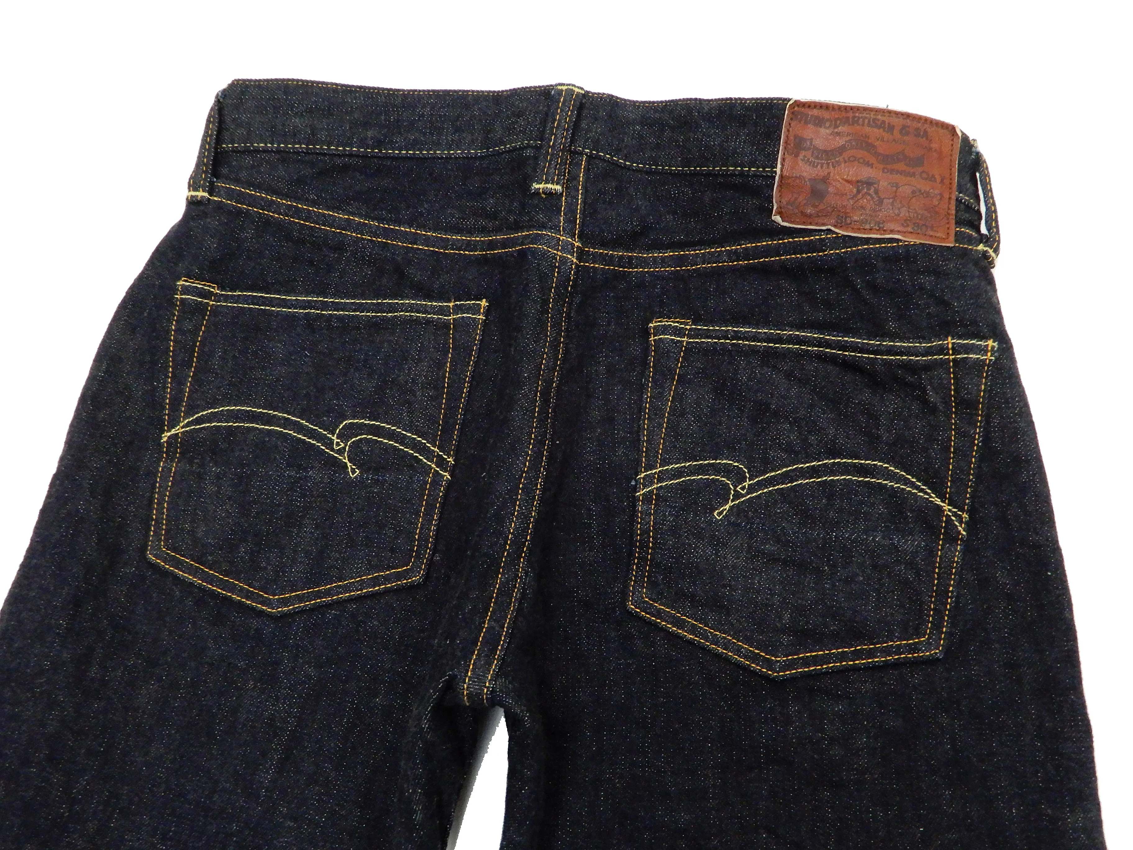 Studio D'artisan Jeans Men's Relaxed Tapered Fit G3 14oz Japanese Selvedge Denim SD-908 - Image 10