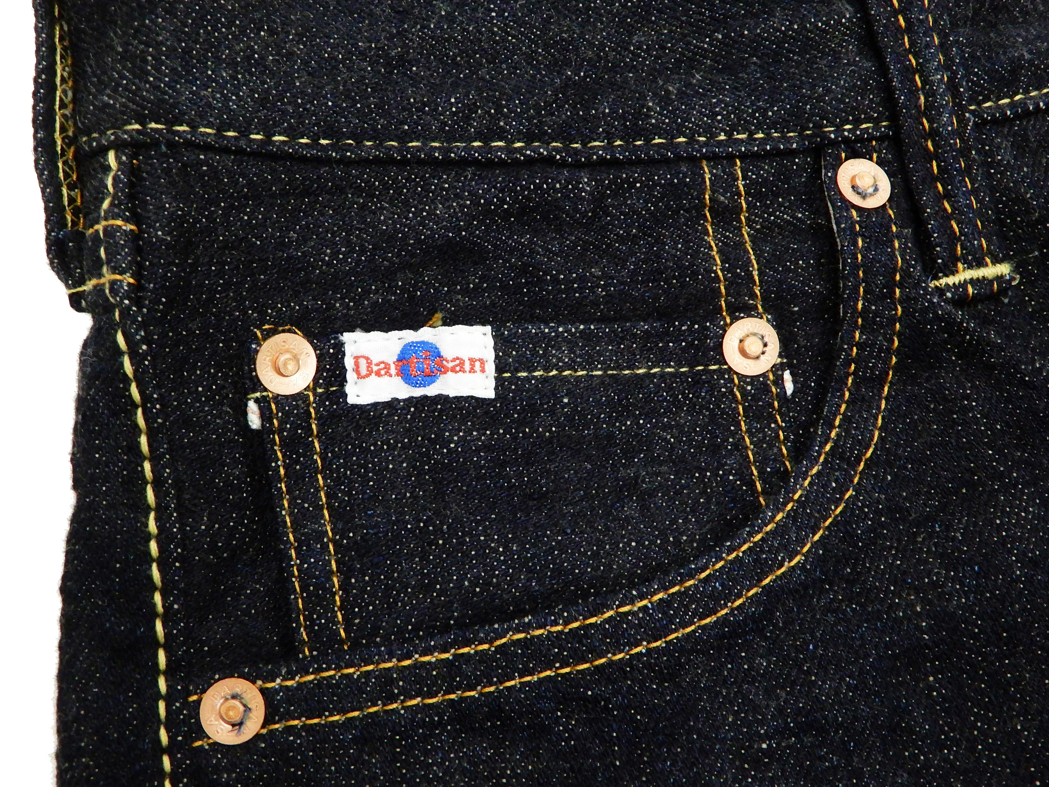 Studio D'artisan Jeans Men's Relaxed Tapered Fit G3 14oz Japanese Selvedge Denim SD-908 - Image 9