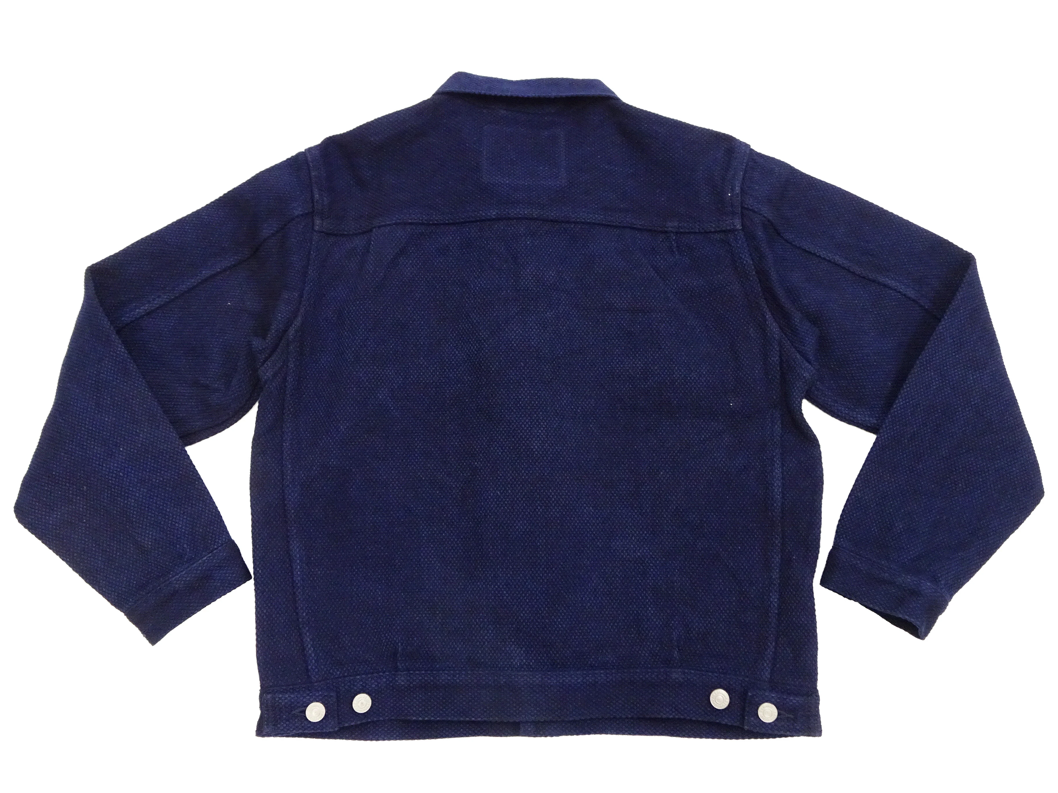 Studio D'artisan Men's 14 oz Selvedge Sashiko Jacket - Type II Style - Deep Indigo One Wash - Made in Japan (SDA 4619) - Image 16