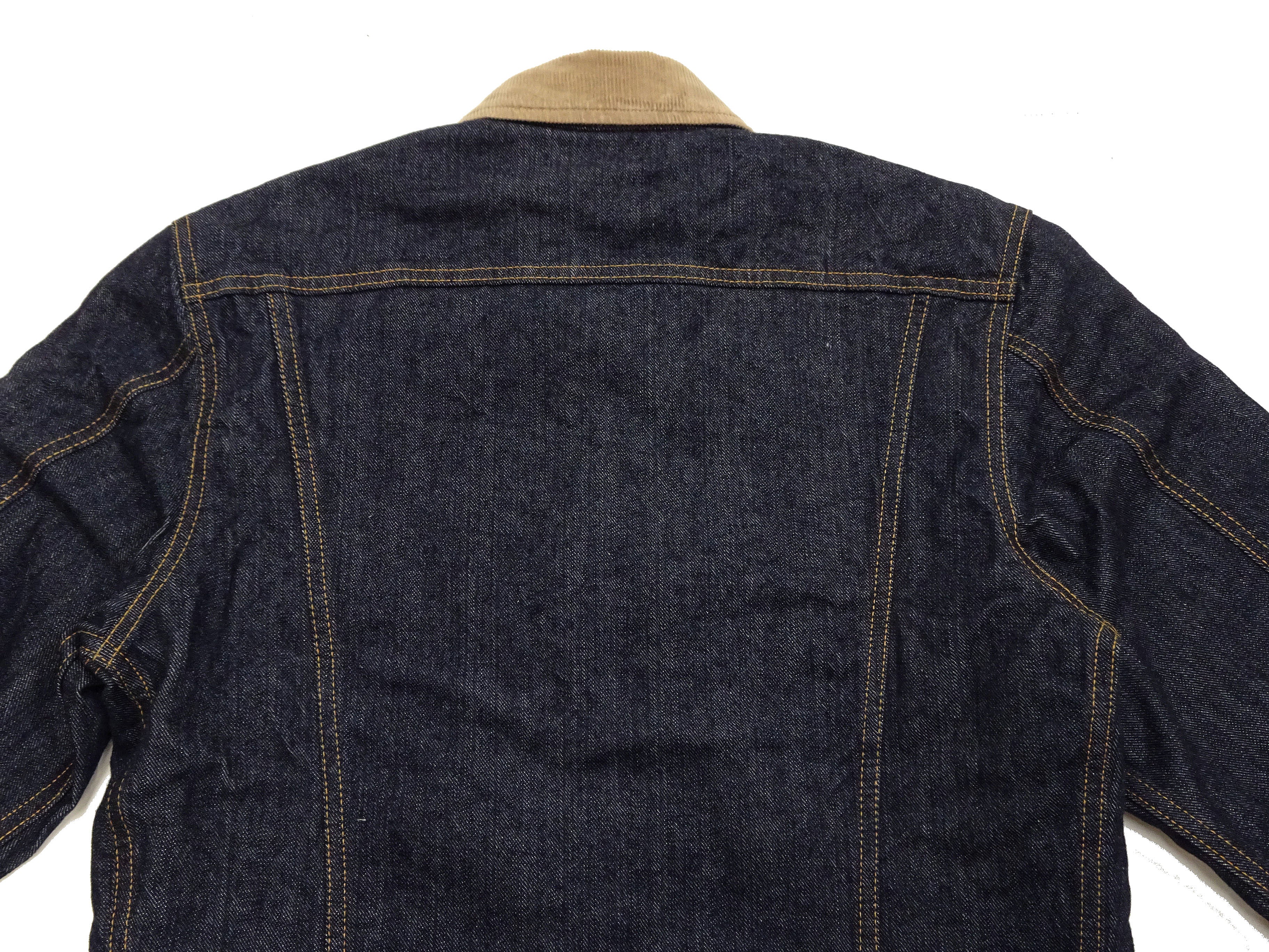 Studio D'Artisan Men's Blanket-Lined Denim Western Jacket - 14oz Left-Hand Twill, Inspired by Lee 101 Storm Rider, Modern Slim Fit, Made in Japan (SDA D4187) - Image 17